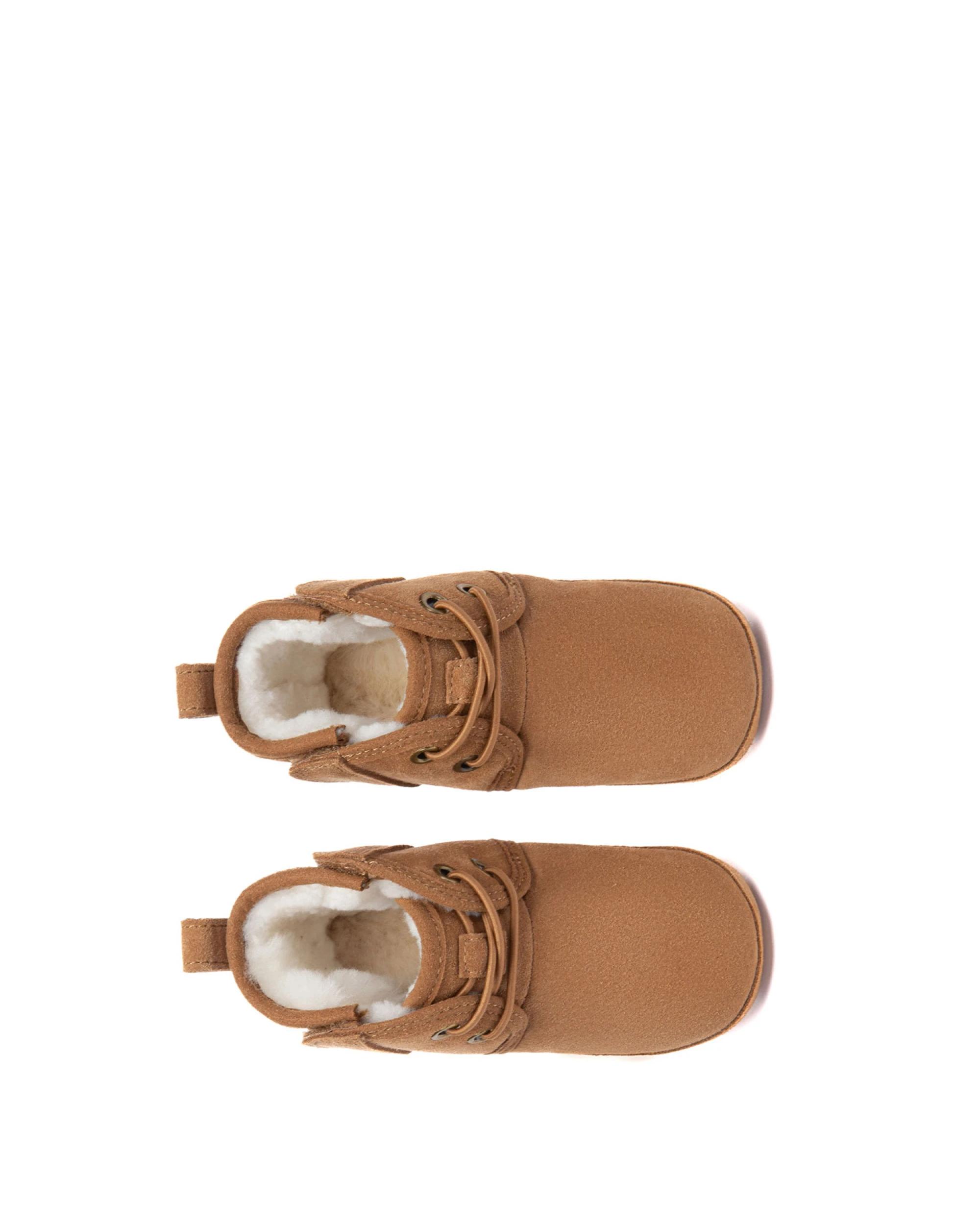5 Australian Shepherd UGG Baby Bootie Gift Set Pavory Boots CHESTNUT, 5 of 5