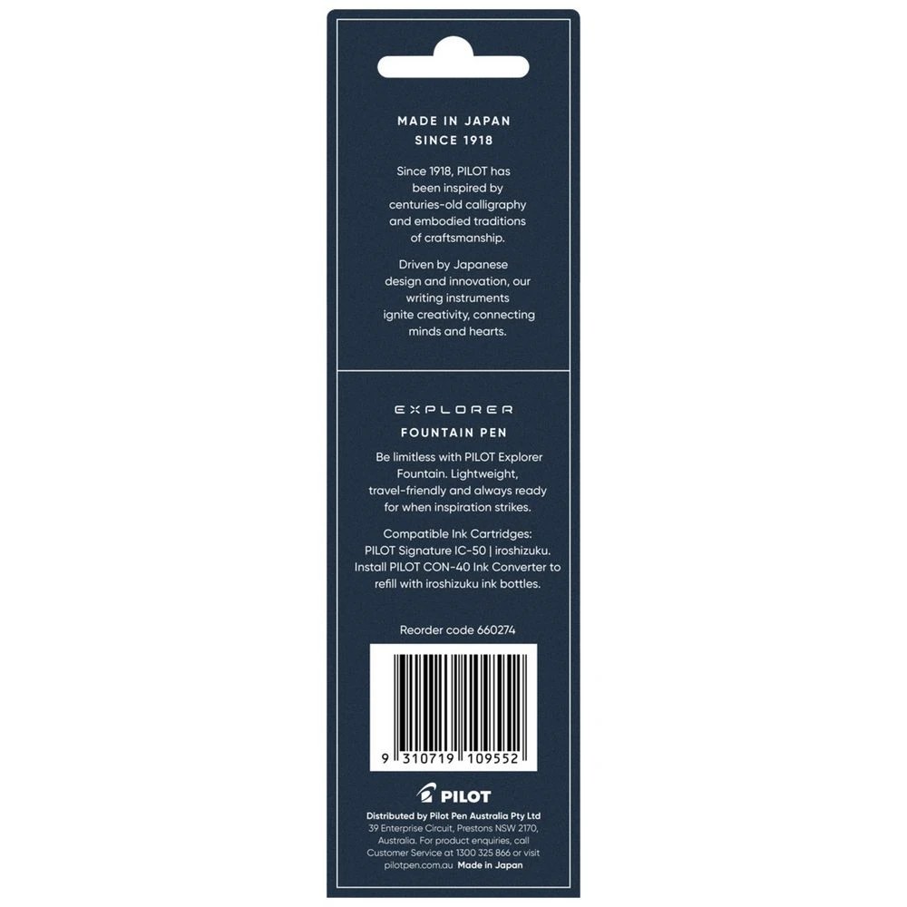 2 PILOT Explorer Fountain Pen Medium Clear, 2 of 6