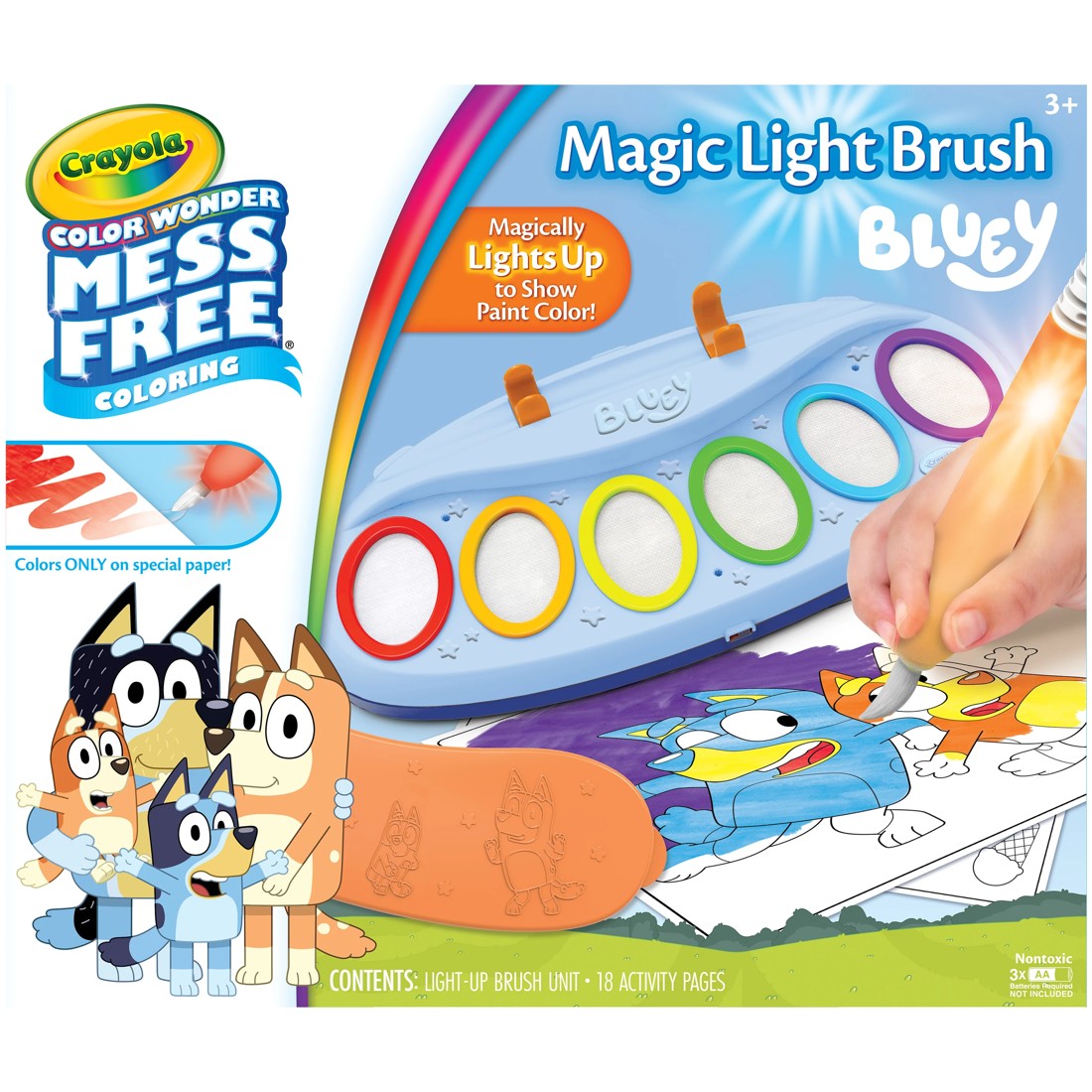 4 Bluey Crayola Magic Light Brush, 4 of 7