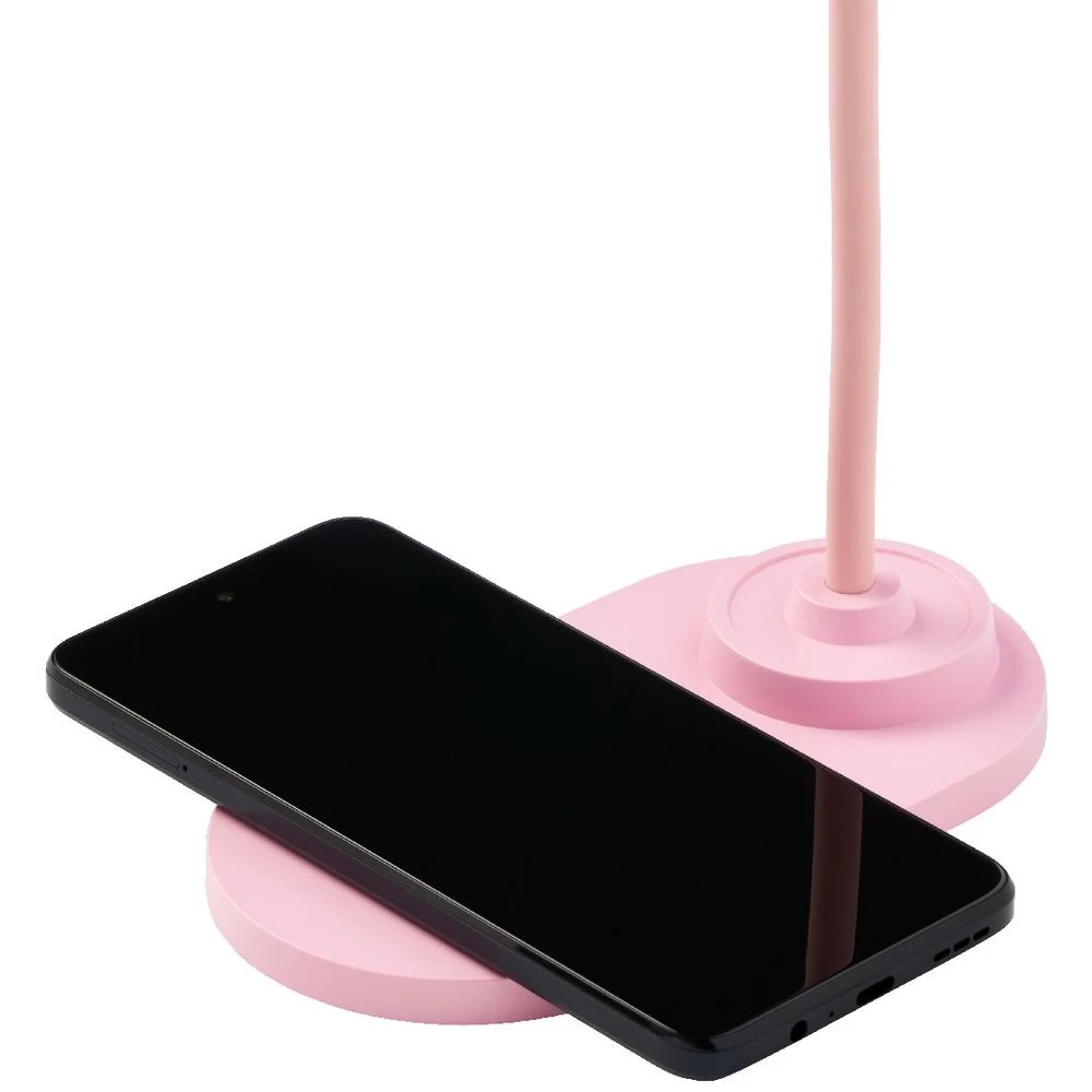 4 Studymate Wireless Charger with LED Lamp Pink, 4 of 4
