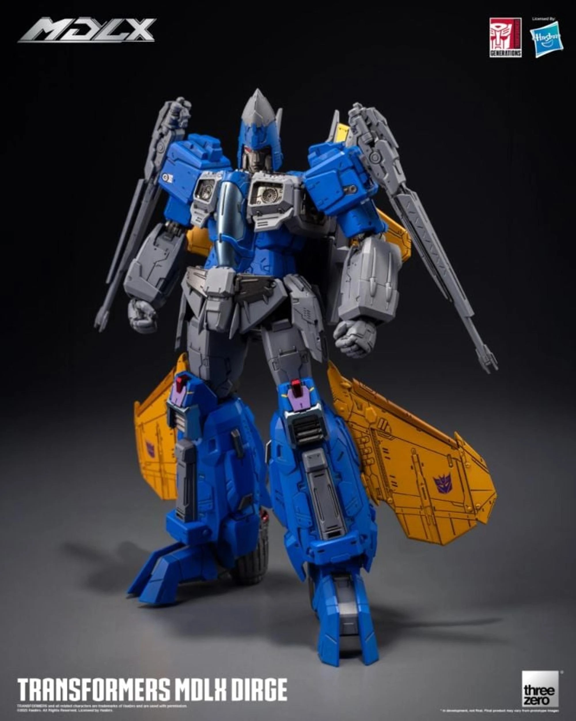 3 Threezero Transformers Dirge MDLX Collectable Action Figure, 3 of 9