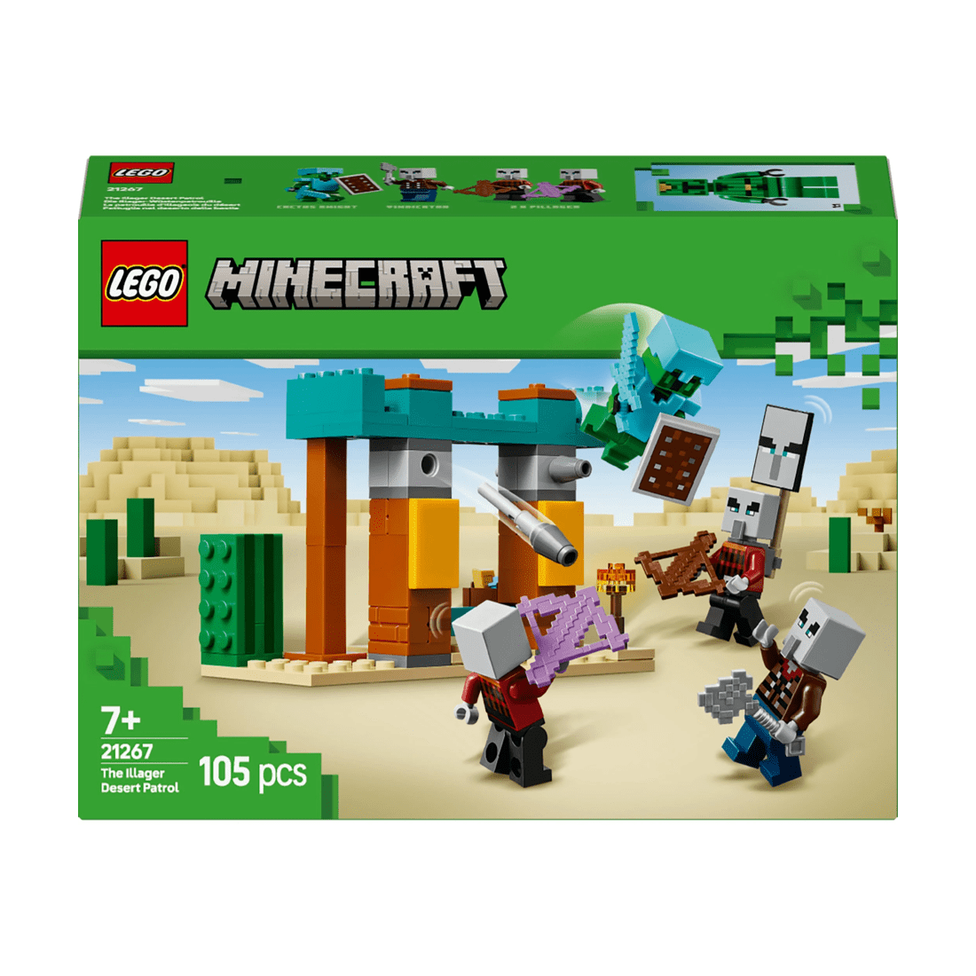 1 LEGO Minecraft The Illager Desert Patrol 21267, 1 of 10