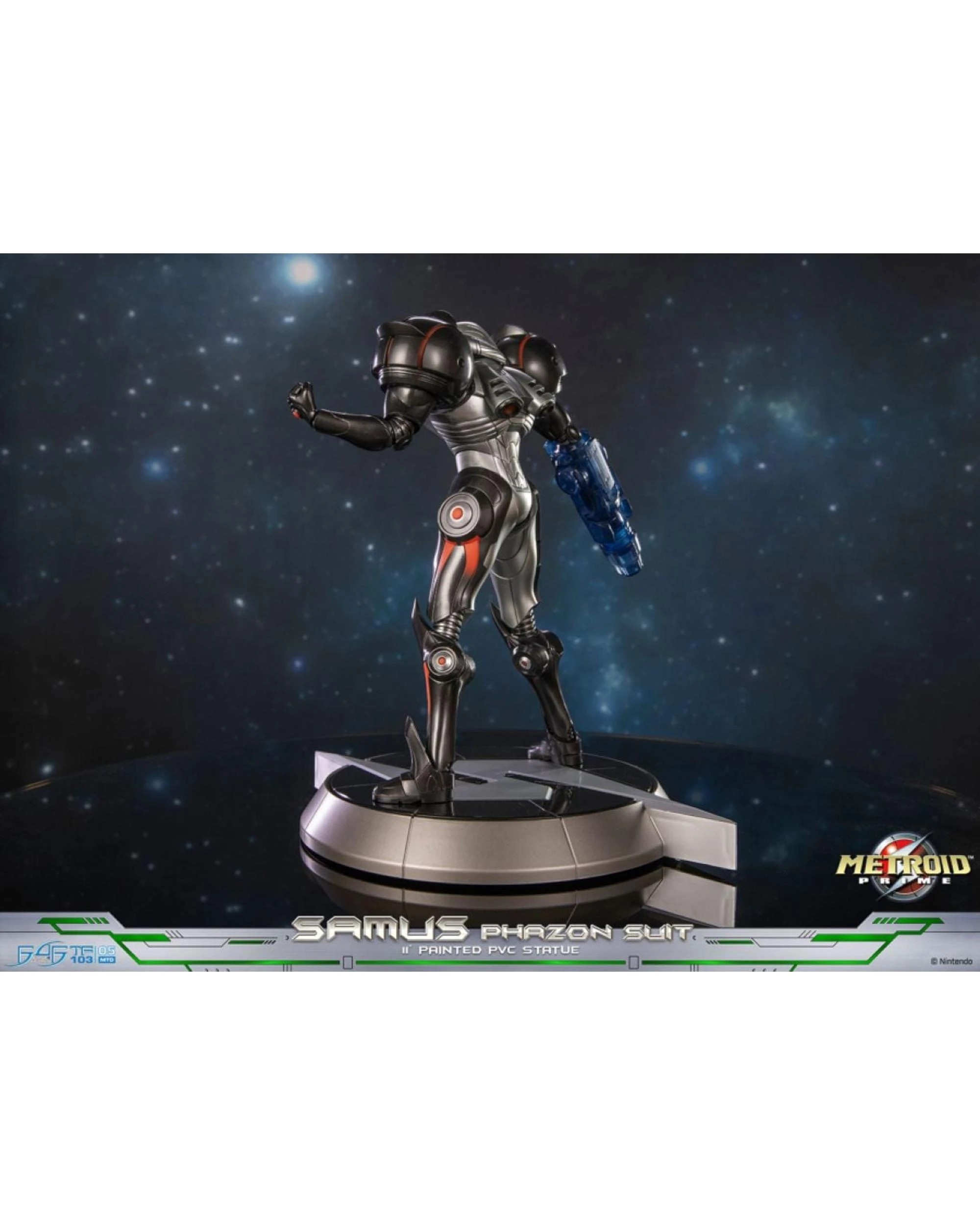 7 Metroid Prime Samus Phazon Suit PVC Statue, 7 of 9