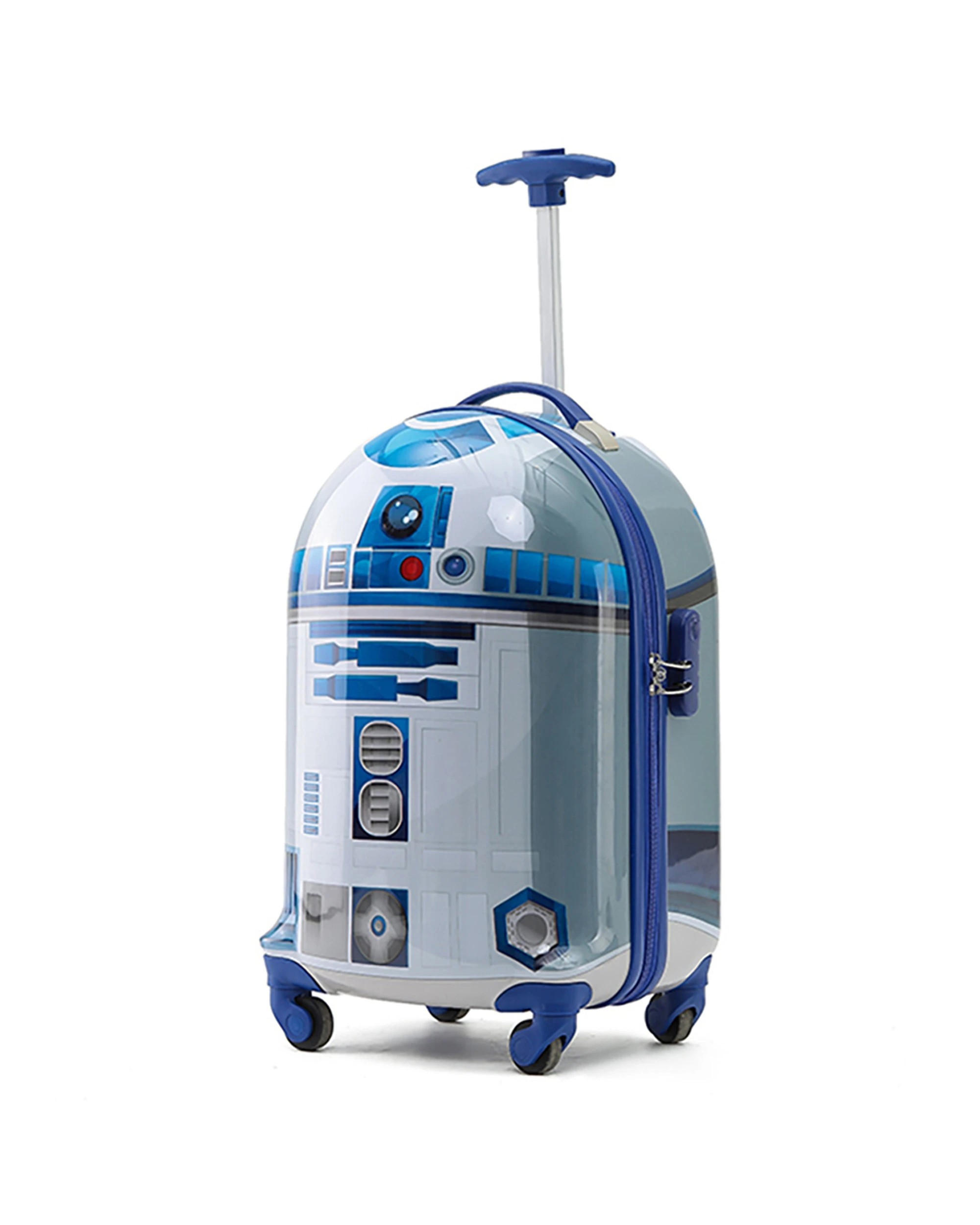 2 Star Wars R2D2 Cabin Trolley Wheeled Suitcase Luggage Travel Bag - Multi, 2 of 4