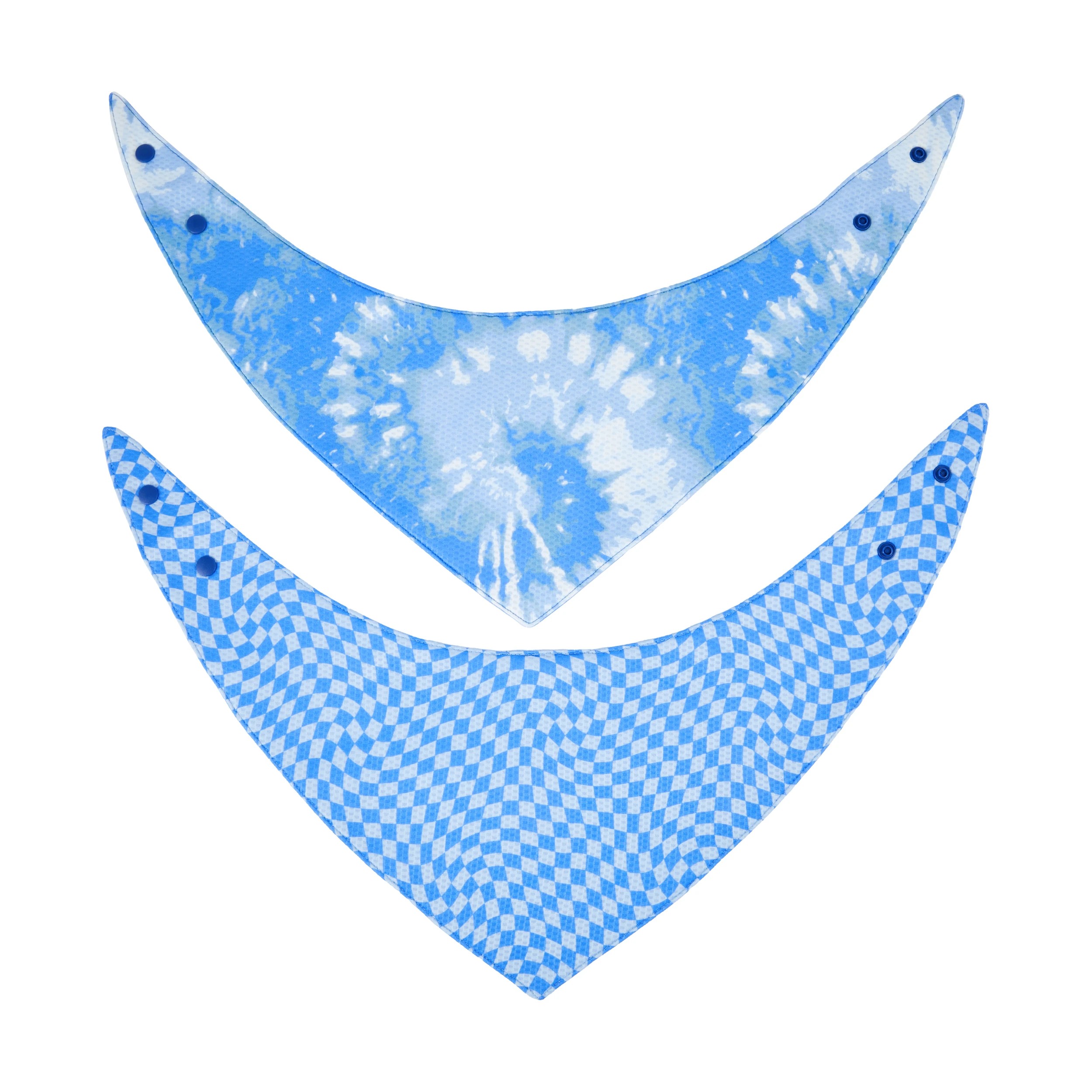 3 2 Pack Pet Cooling Bandana - Large to Extra Large, Blue, 3 of 6