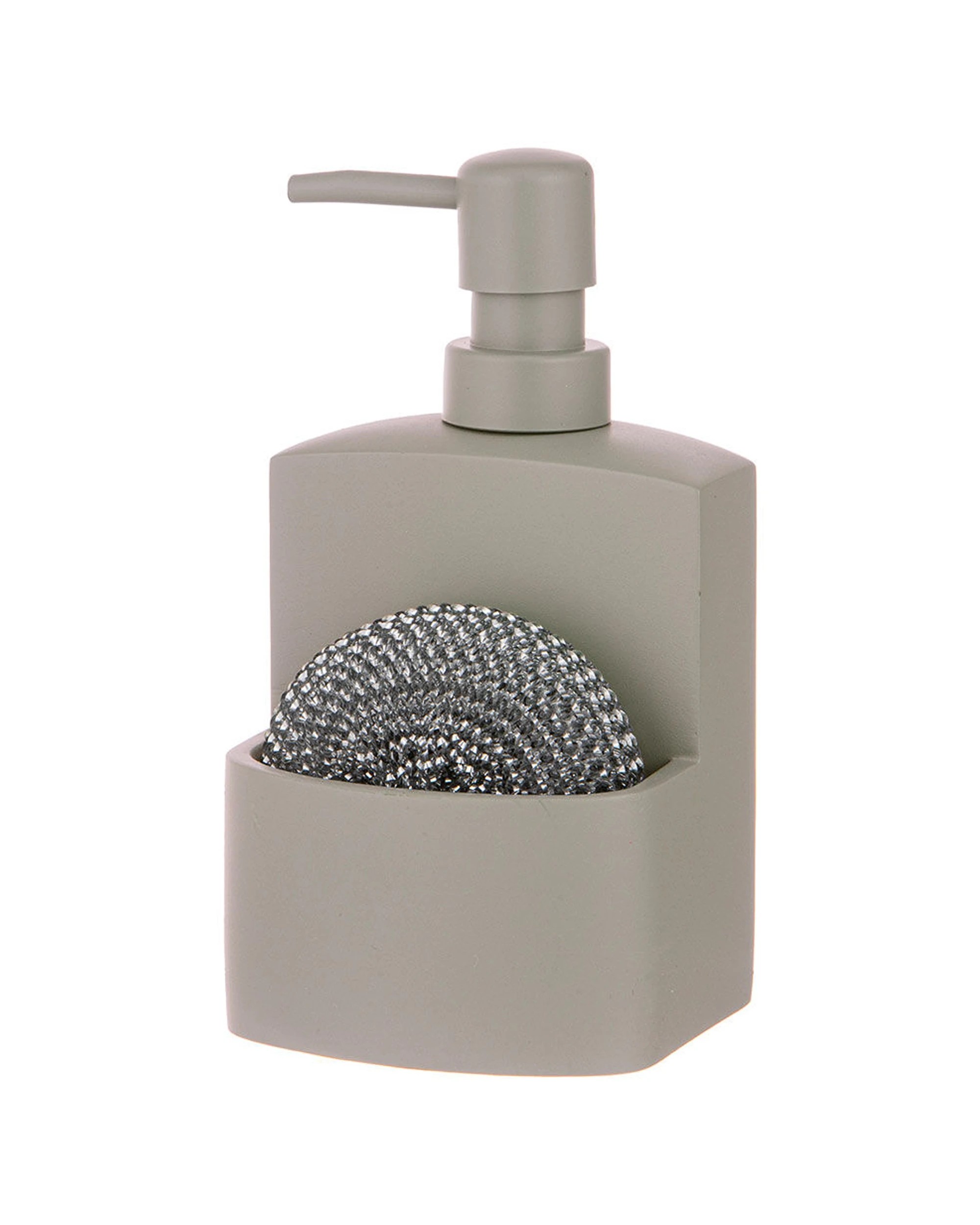1 Ladelle 2pc Essentials Kitchen Cleaning Set Pump & Scourer 250ml Stone - Grey, 1 of 1