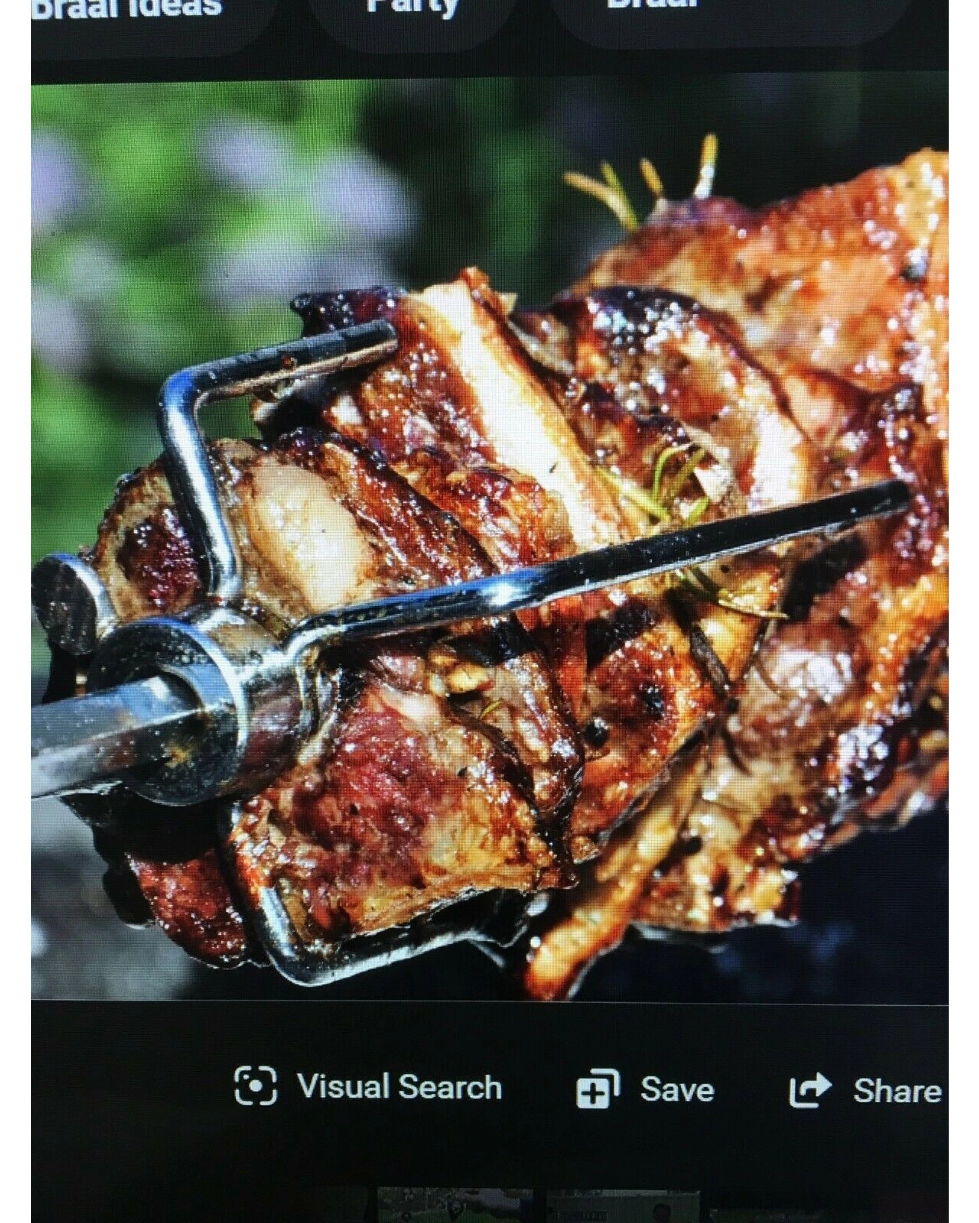 5 BR Home Rotisserie Spit Forks for BBQ and Kabobs - Set of 2, 5 of 7