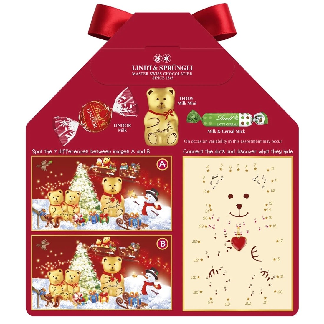 3 Lindt Teddy House Chocolate 73g, 3 of 5