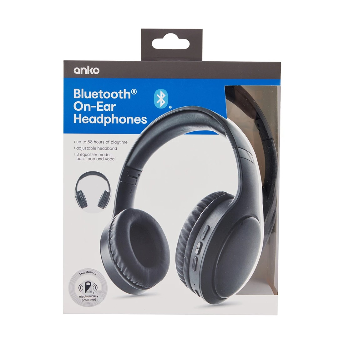 9 Bluetooth Over-Ear Padded Headphones - Black, 9 of 10