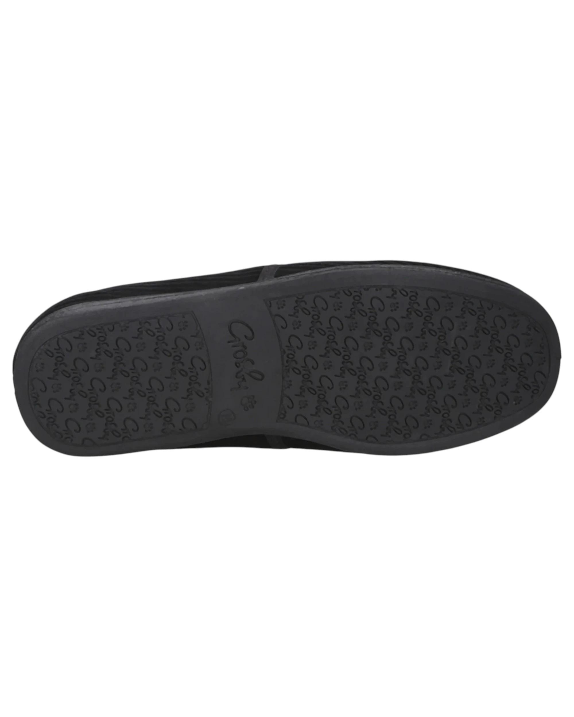 5 Grosby Blake 2 Slippers Mens Slipper Black Slip On Slippers BLACK, 5 of 5