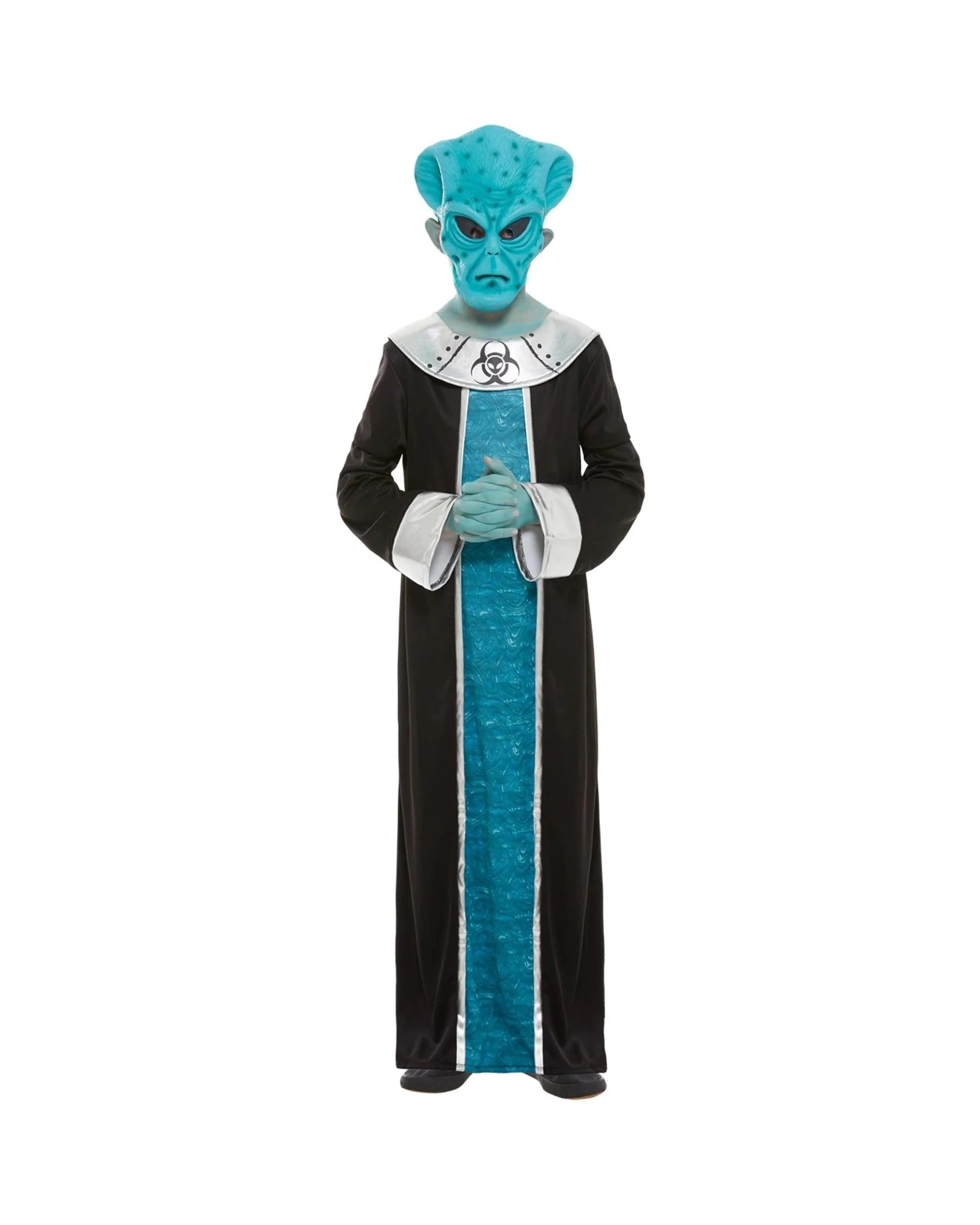 1 Alien Child Costume Size Small 4-6 Years, 1 of 5