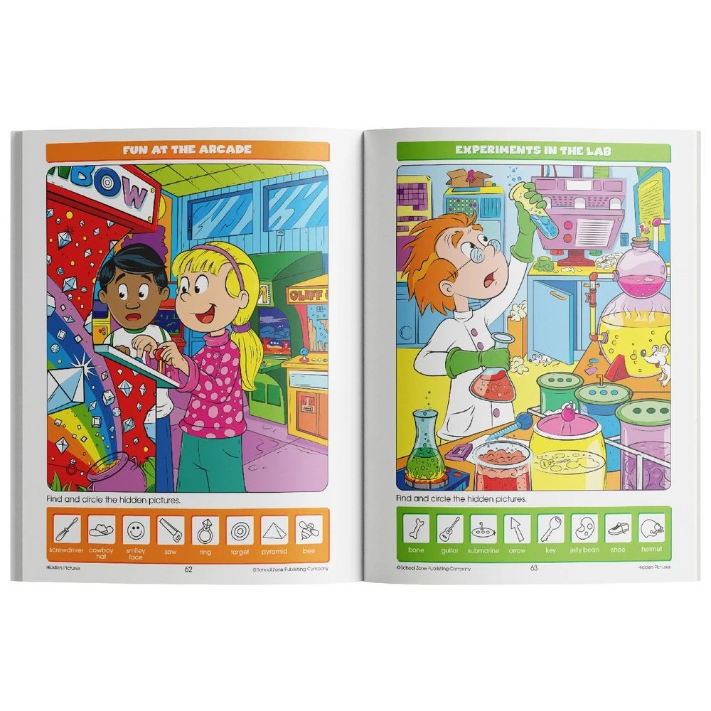 3 School Zone Activity Zone Hidden Pictures, 3 of 4