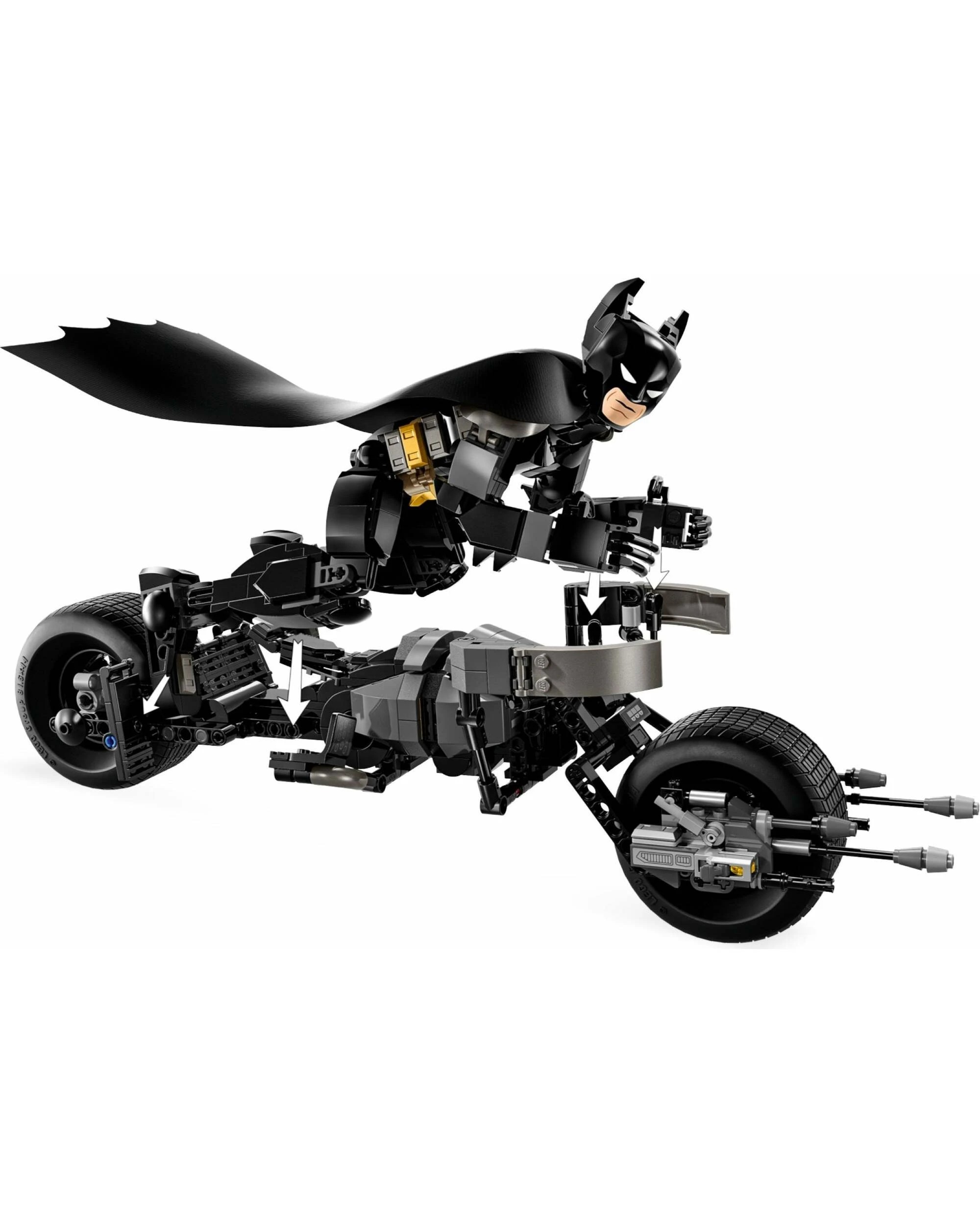4 LEGO 76273 DC Batman Construction Figure BatPod Bike, 4 of 5