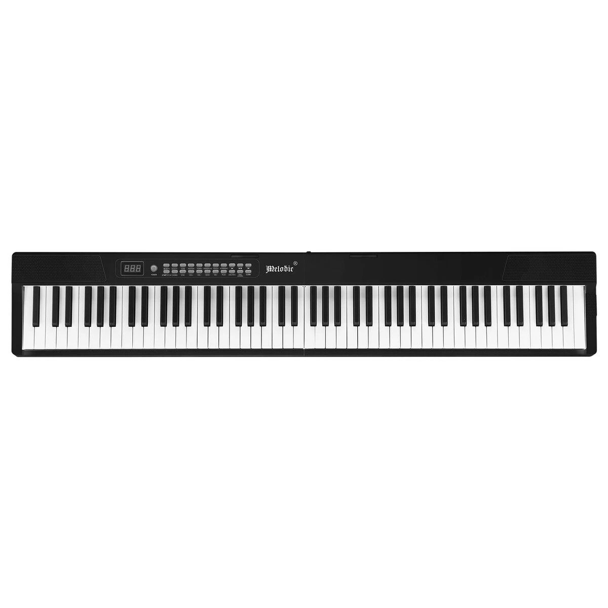 1 MELODIC 88 Keys Keyboard Piano Digital Portable Foldable Bluetooth MIDI MP3 Electronic, 1 of 4