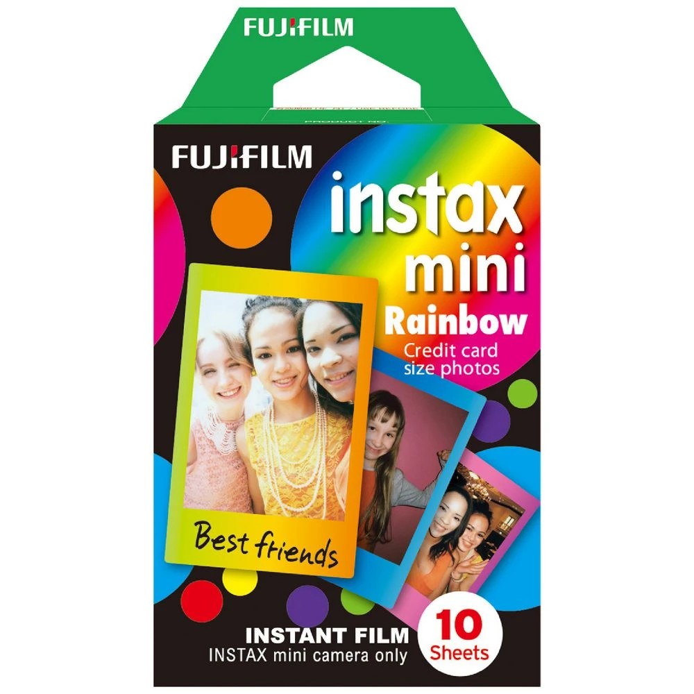 1 Fujifilm Instax Mini Film 10 Pack Rainbow, 1 of 3