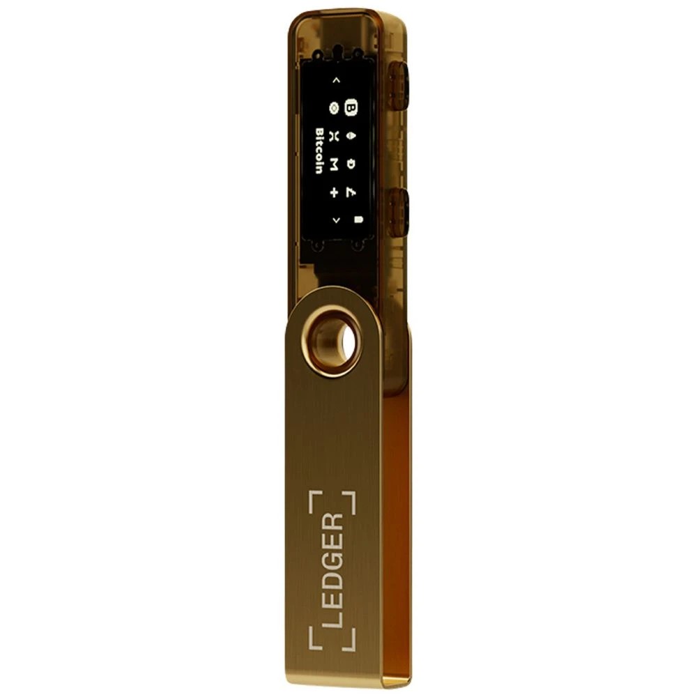4 Ledger Nano S Plus Crypto Wallet Gold, 4 of 5