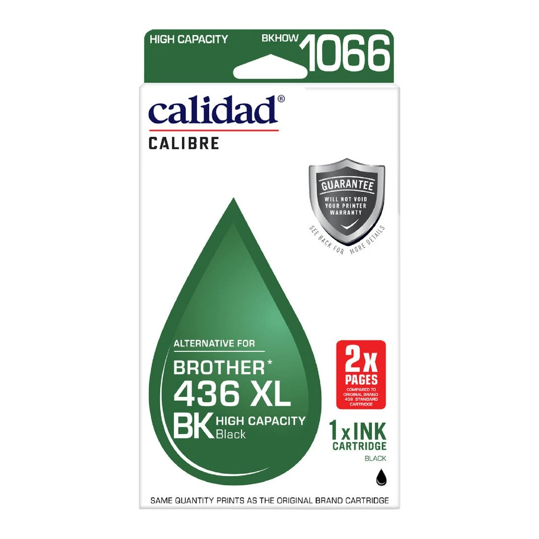 1 Calidad Brother LC436XL Ink Cartridge Black, 1 of 7