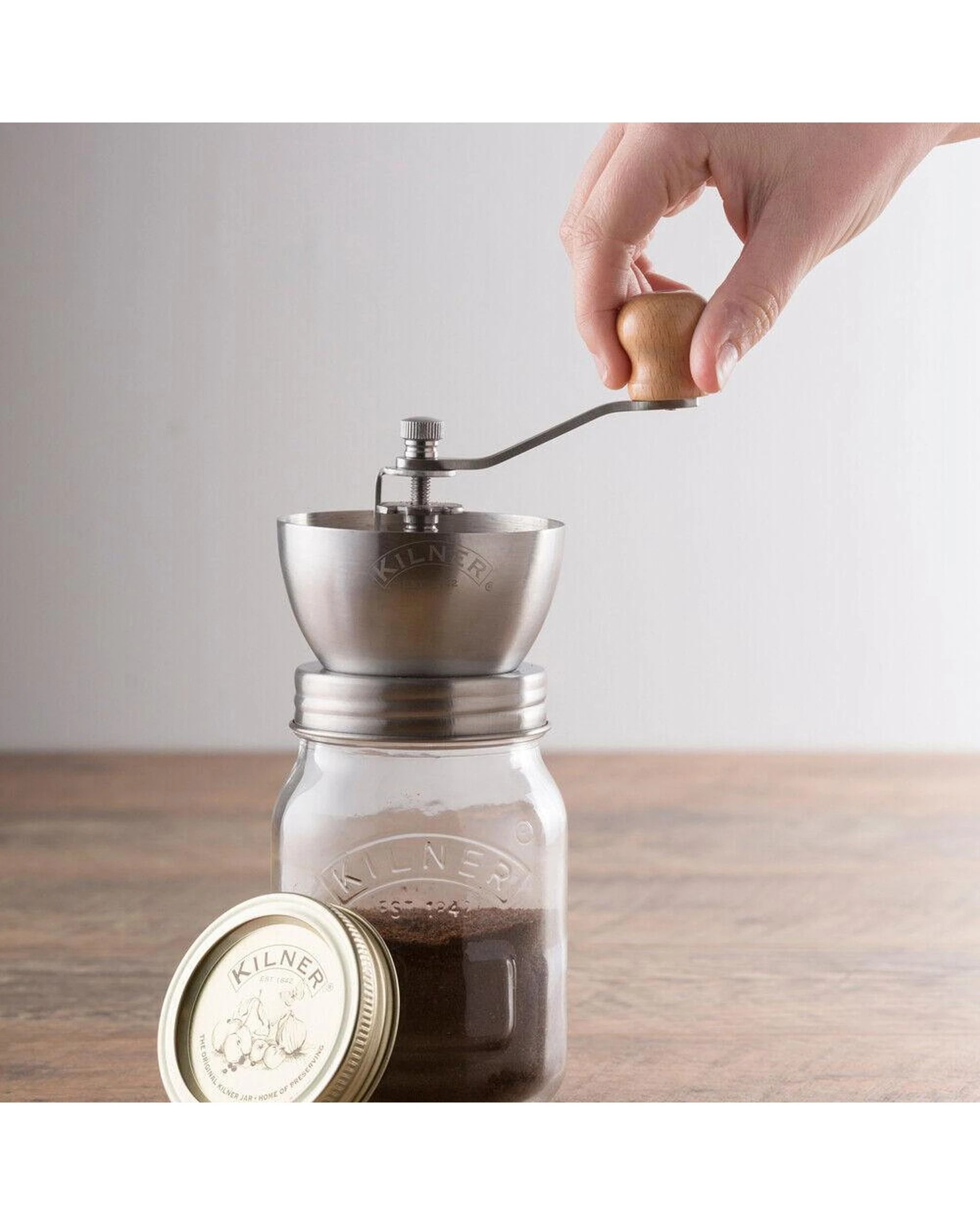 5 Kilner Coffee Grinder Glass Jar Manual  500ml, 5 of 7