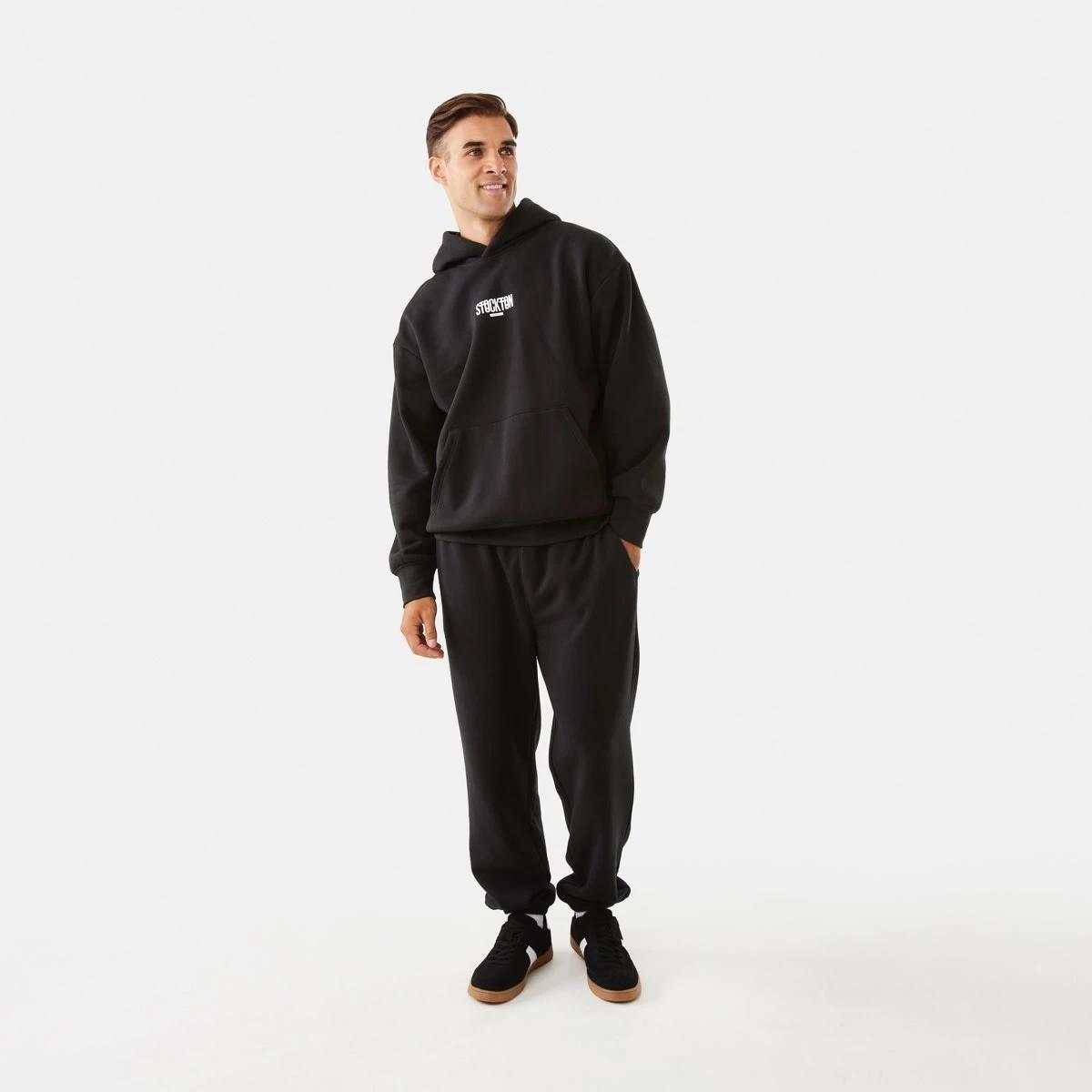 2 Oversized Hoodie Black, 2 of 8