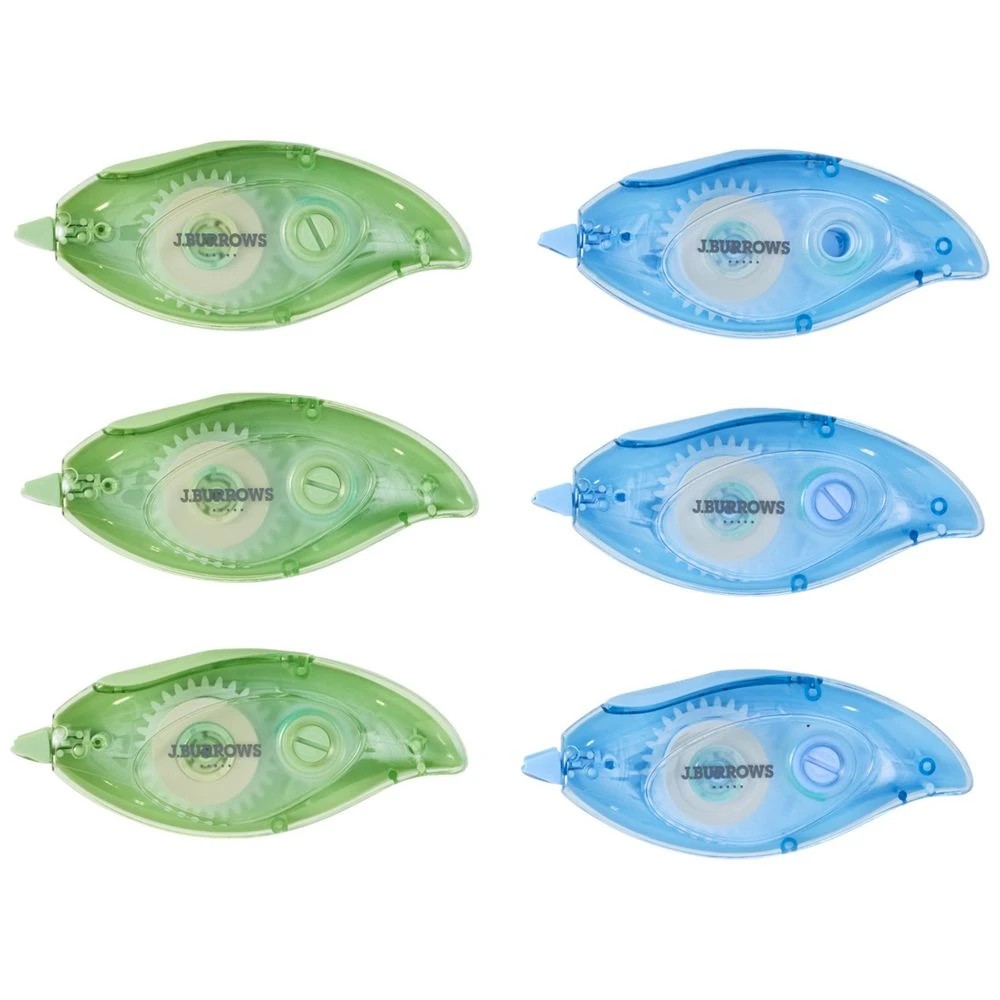 3 J.Burrows Soft Grip Correction Tape 5mmx8m 6 Pack, 3 of 4