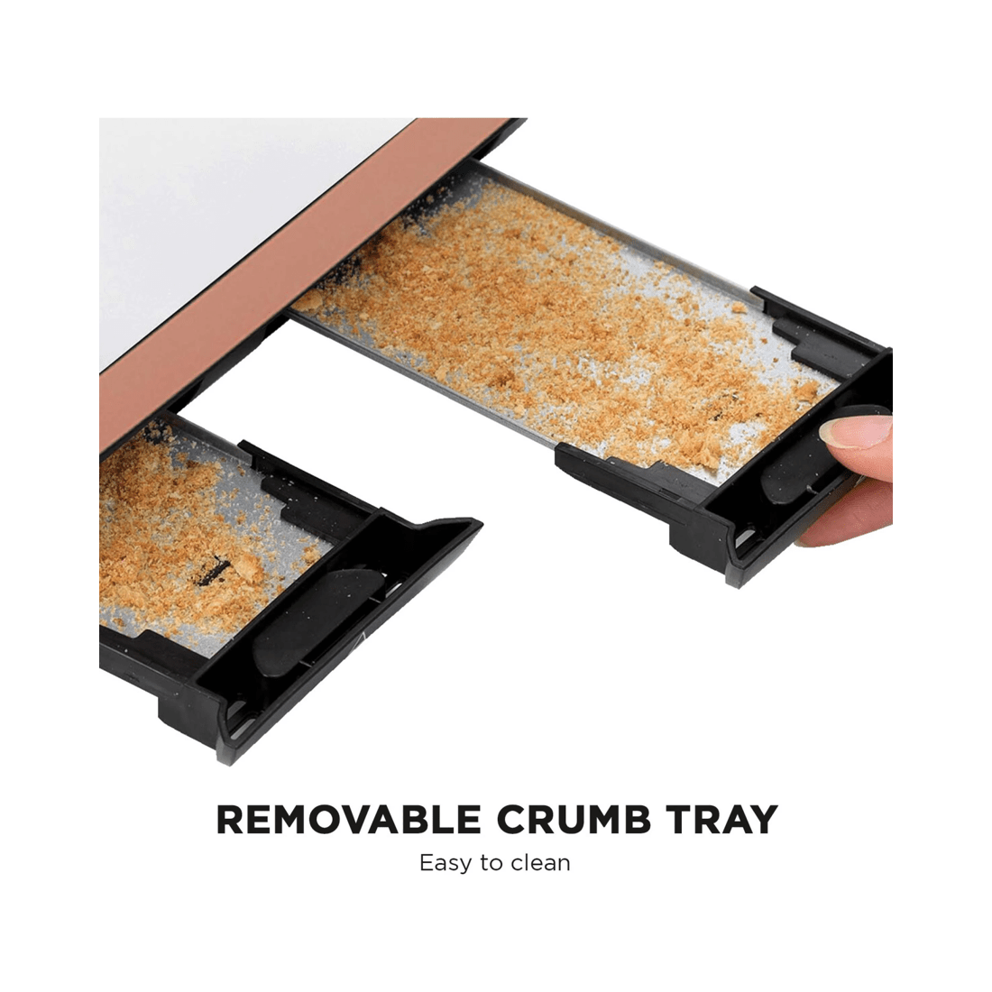 7 Morphy Richards Ascend 4 Slice Bread Toaster Home/kitchen Rose Gold - White, 7 of 8