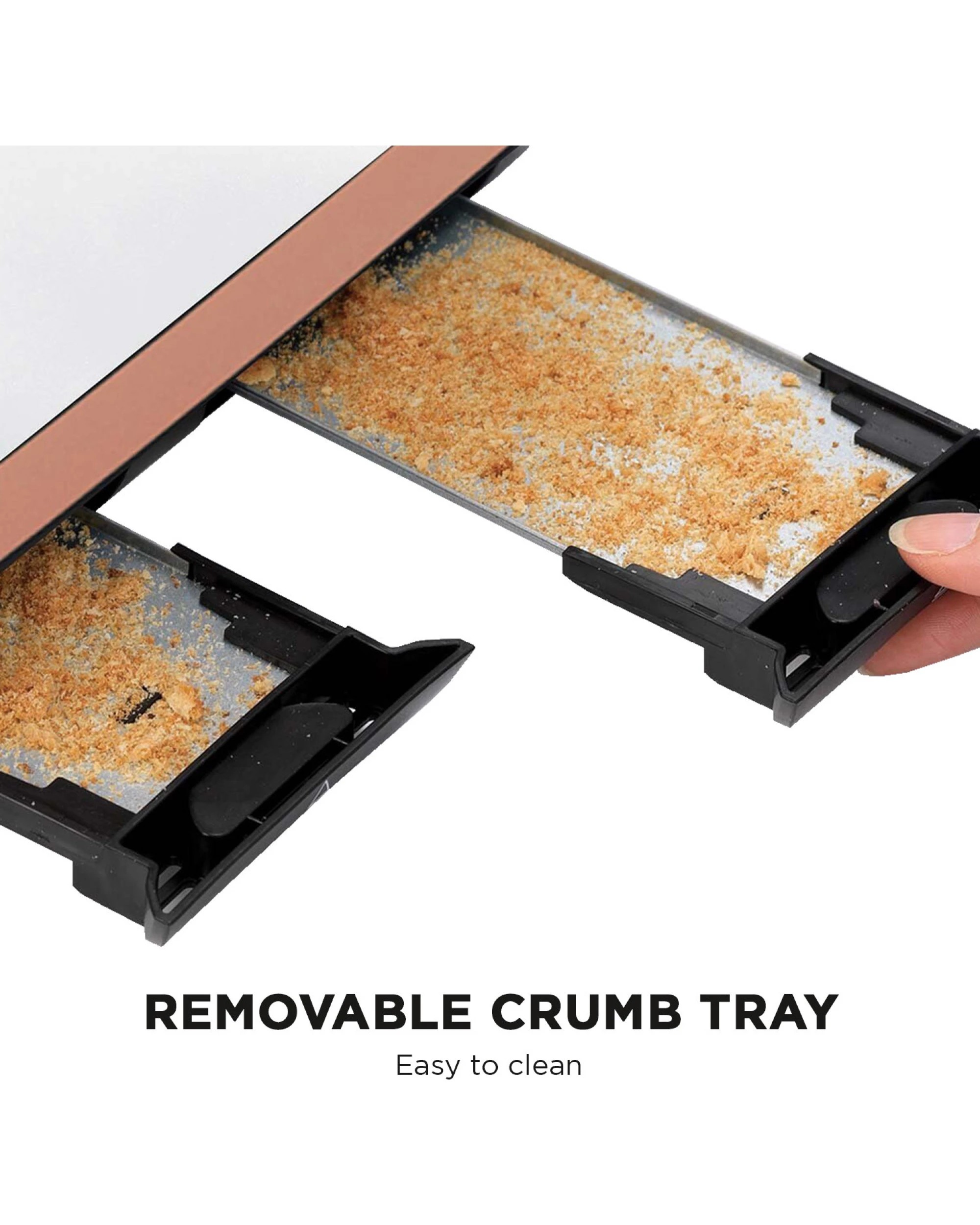 7 Morphy Richards Ascend 4 Slice Bread Toaster Home/kitchen Rose Gold - White, 7 of 8