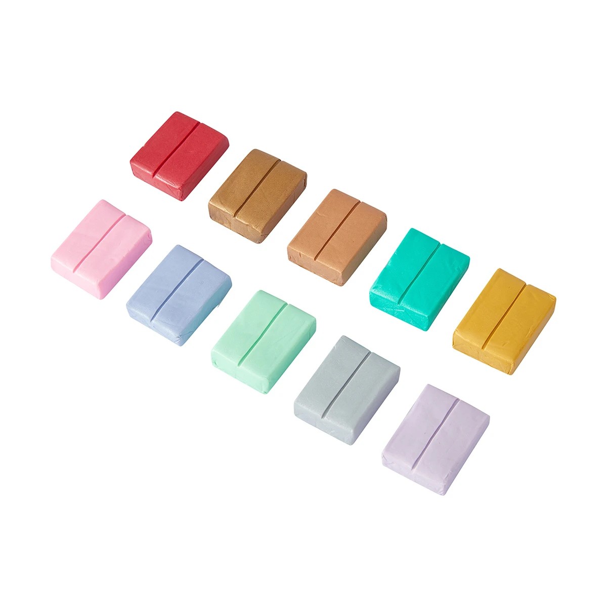 3 10 Pack Polymer Clay - Metallic, 3 of 5