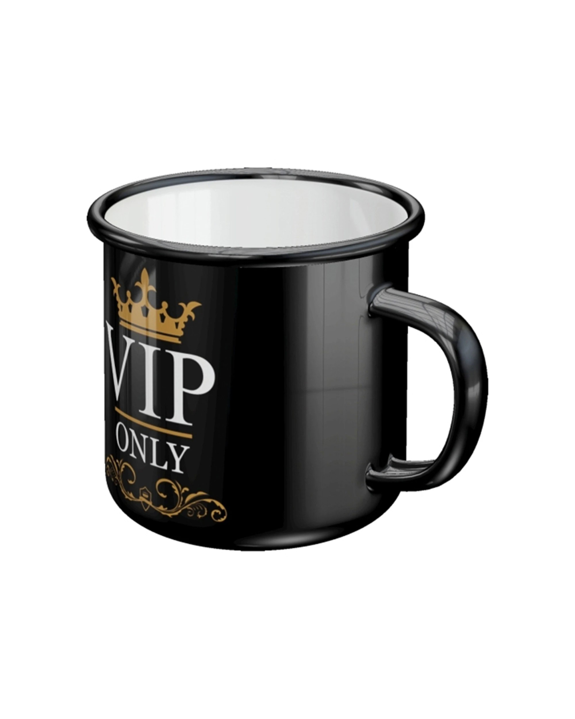 2 Nostalgic-Art Enamel Mug 360ml Mug -  VIP Only - Plain, 2 of 4