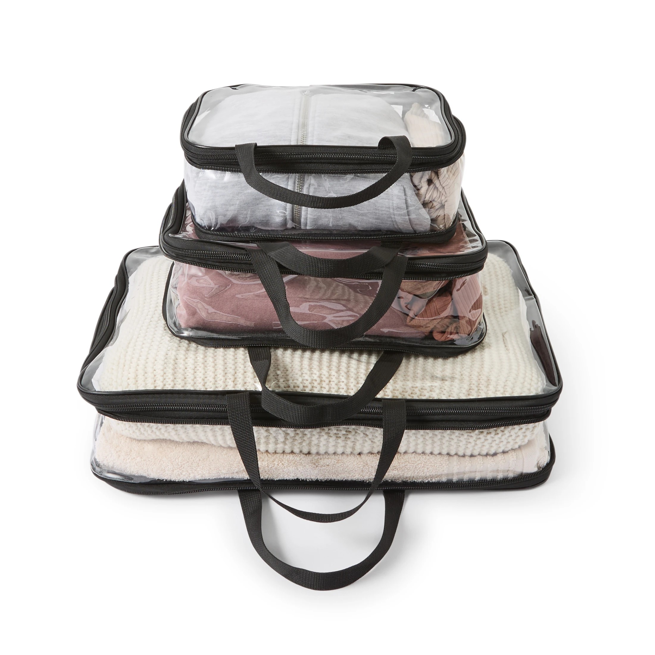 1 3 Piece Clear Compression Packing Cube, 1 of 8