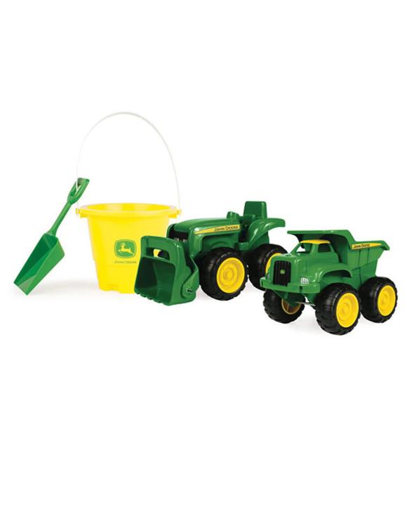 John Deere Sandbox Dump Truck and Tractor