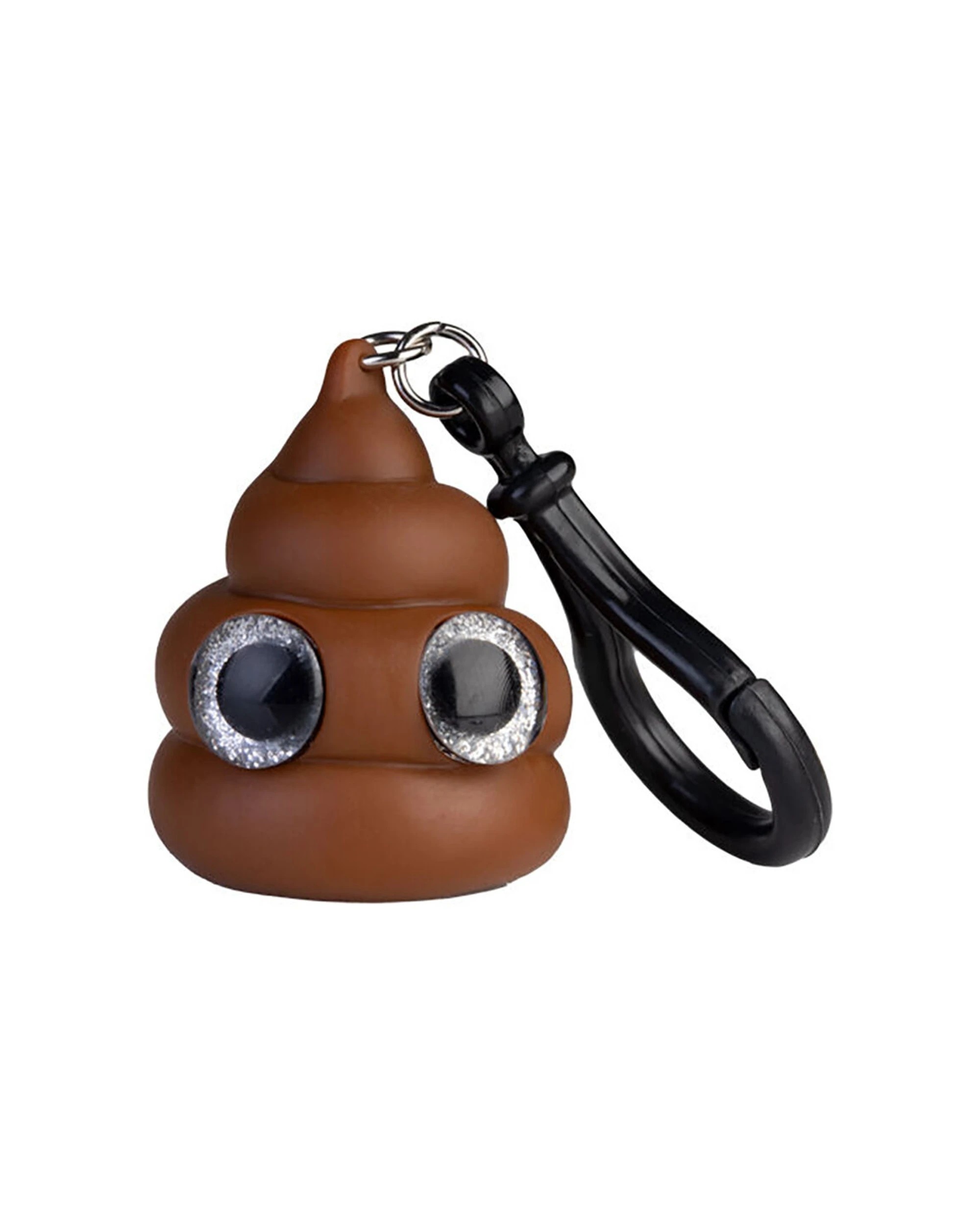 1 Koolface Eye Popping Keychain Poo Squeeze Fidget Toy 3.5x4.2cm - Brown, 1 of 3