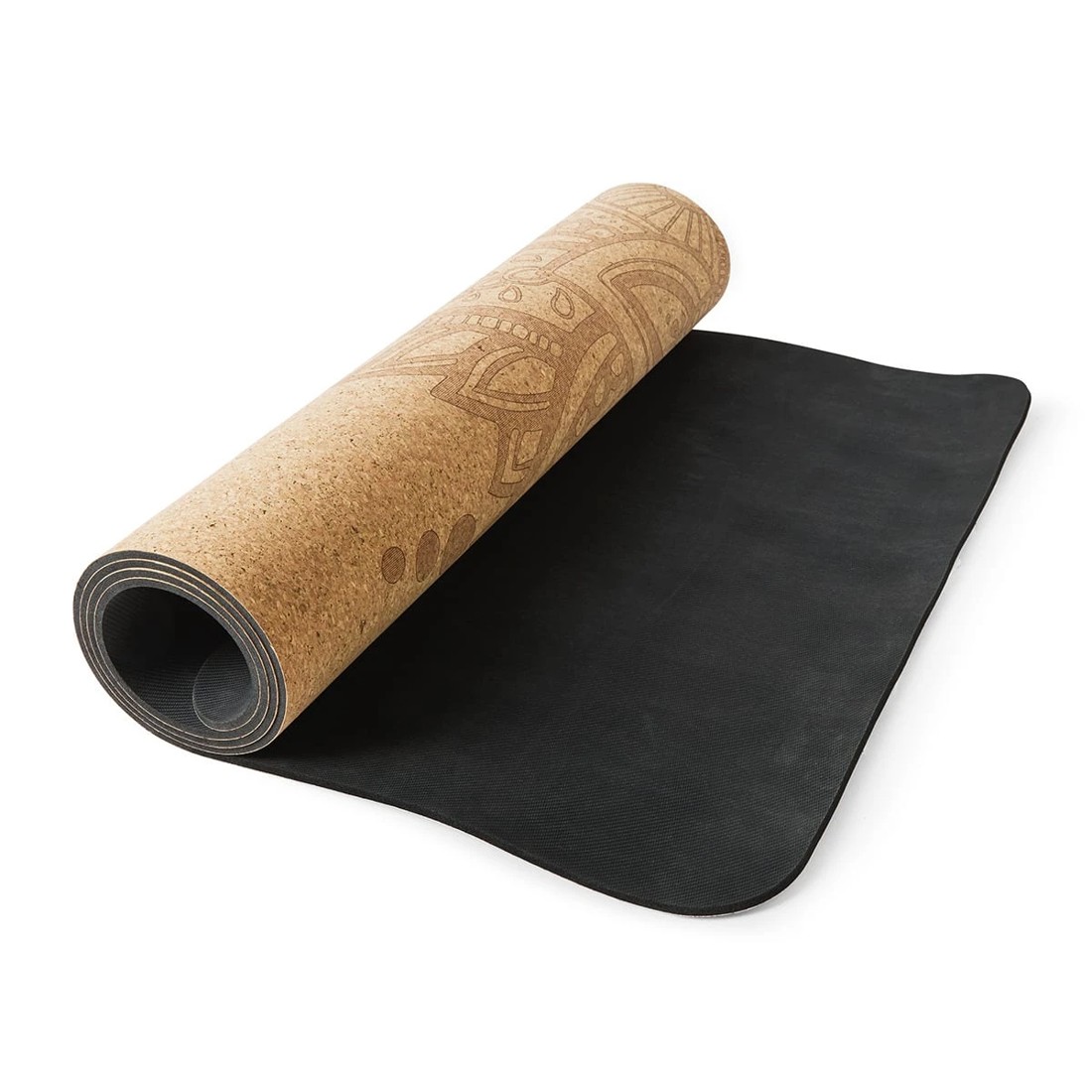 4 Printed Cork Yoga Mat, 4 of 8
