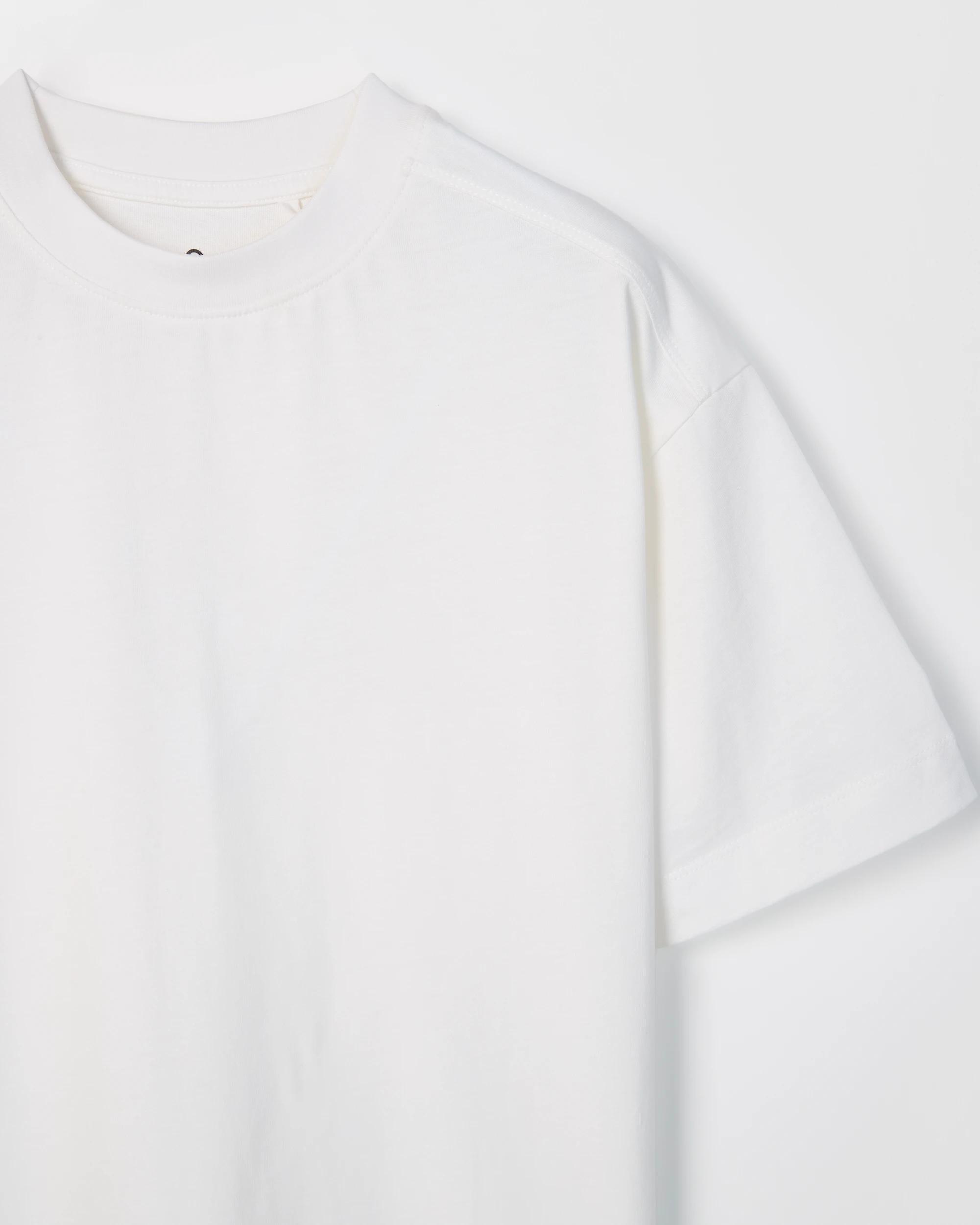 6 Target Kids Australian Cotton Oversized Plain T-Shirt WHITE, 6 of 6