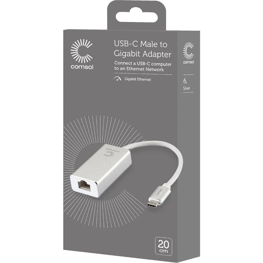 3 Comsol USB-C to Gigabit Ethernet Adaptor, 3 of 3