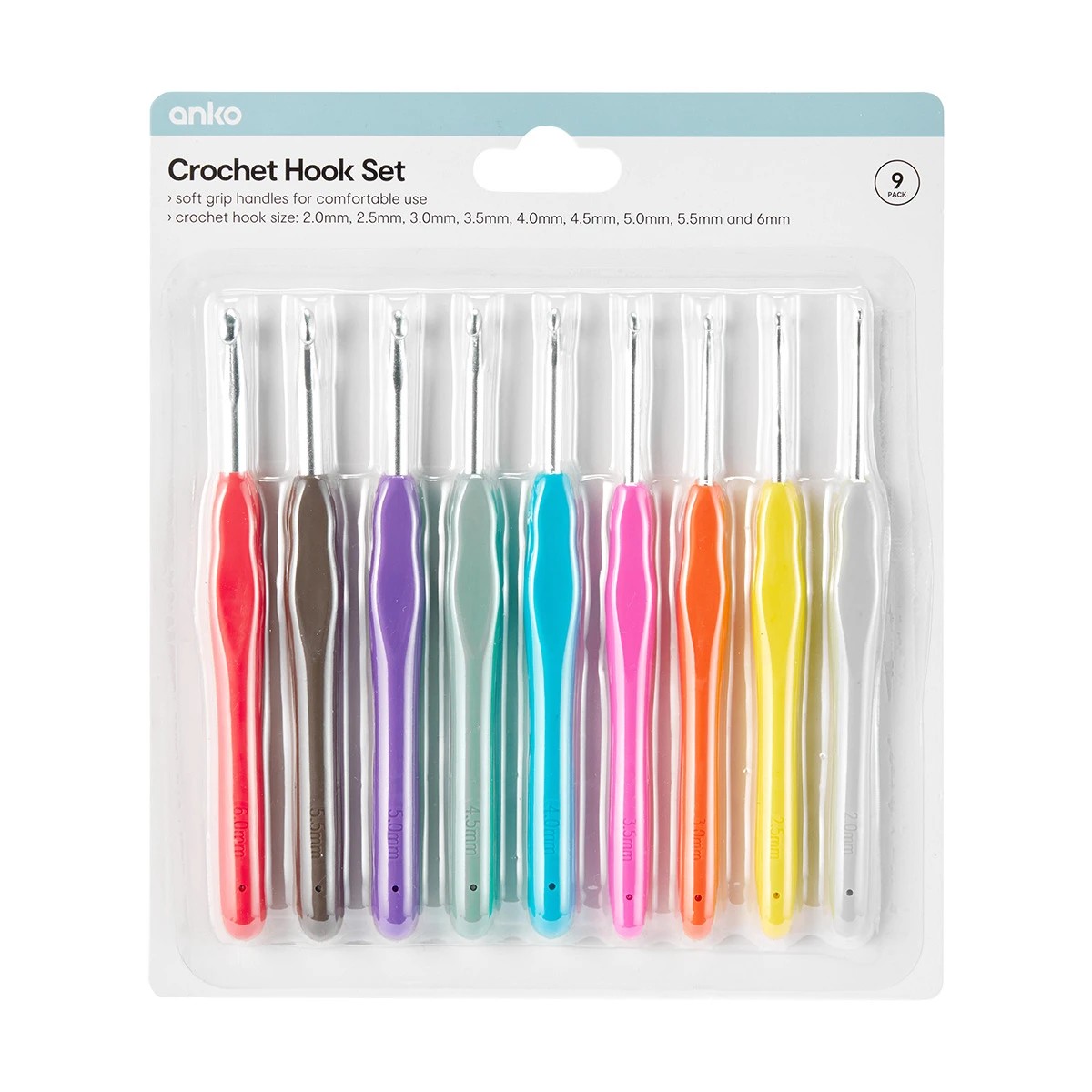 1 9 Pack Crochet Hook Set, 1 of 5