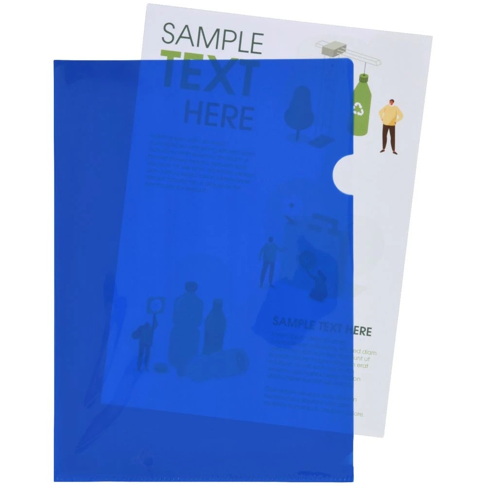 3 Keji A4 Letter Files Blue 50 Pack, 3 of 3