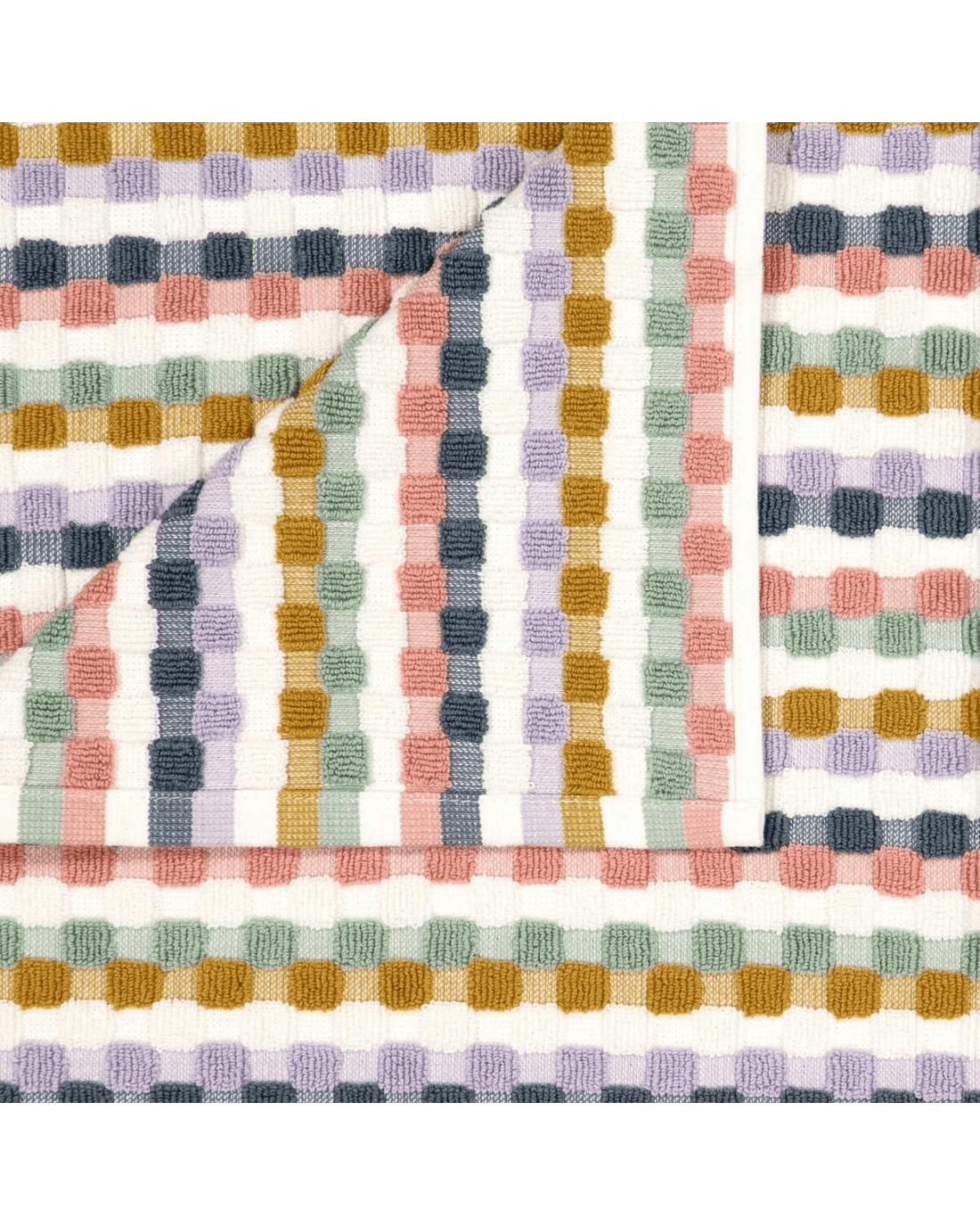 2 Multi Popcorn Cotton Hand Towel, 2 of 6