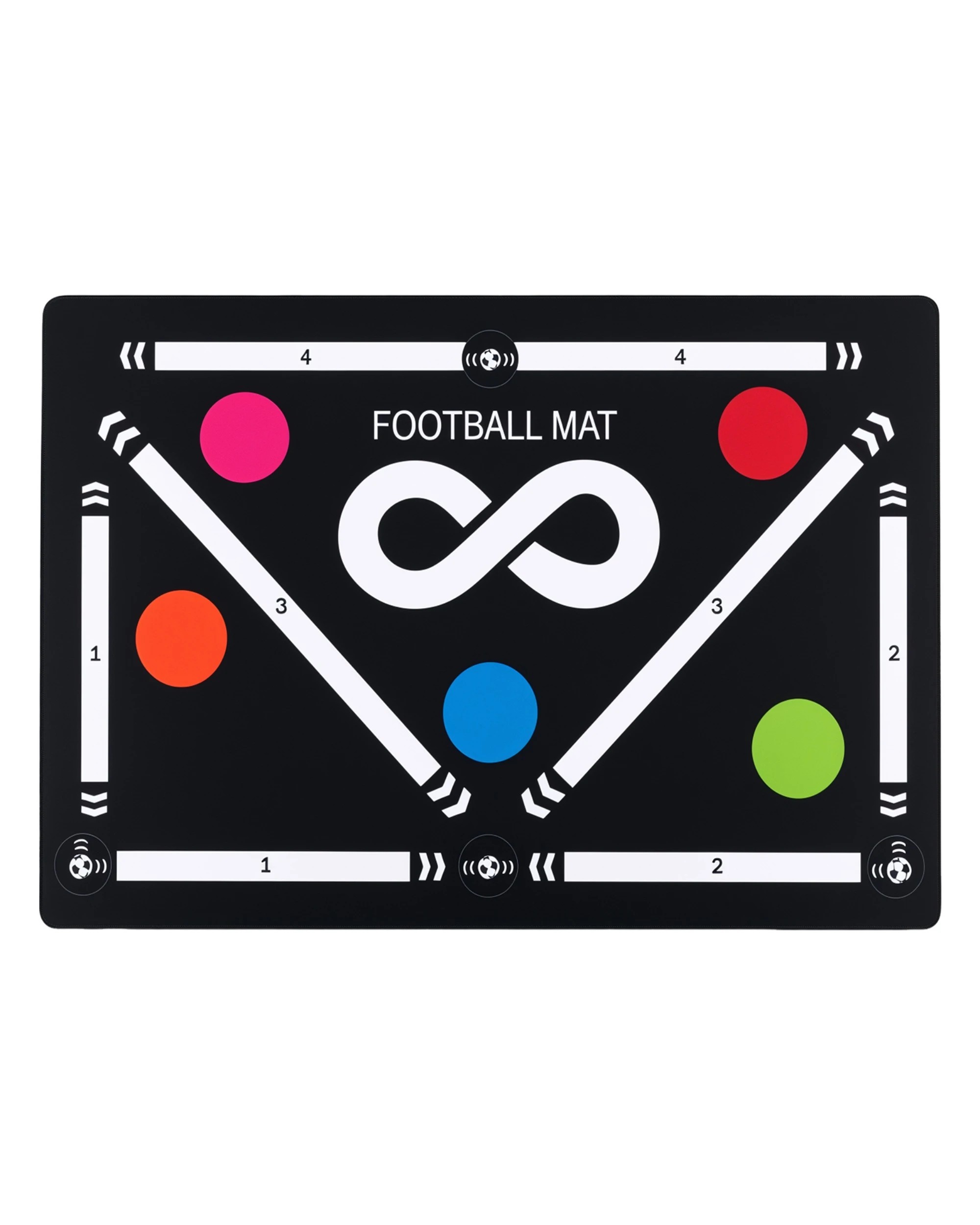 2 Advwin Soccer Training Mat with Speed Agility - Black, 2 of 6