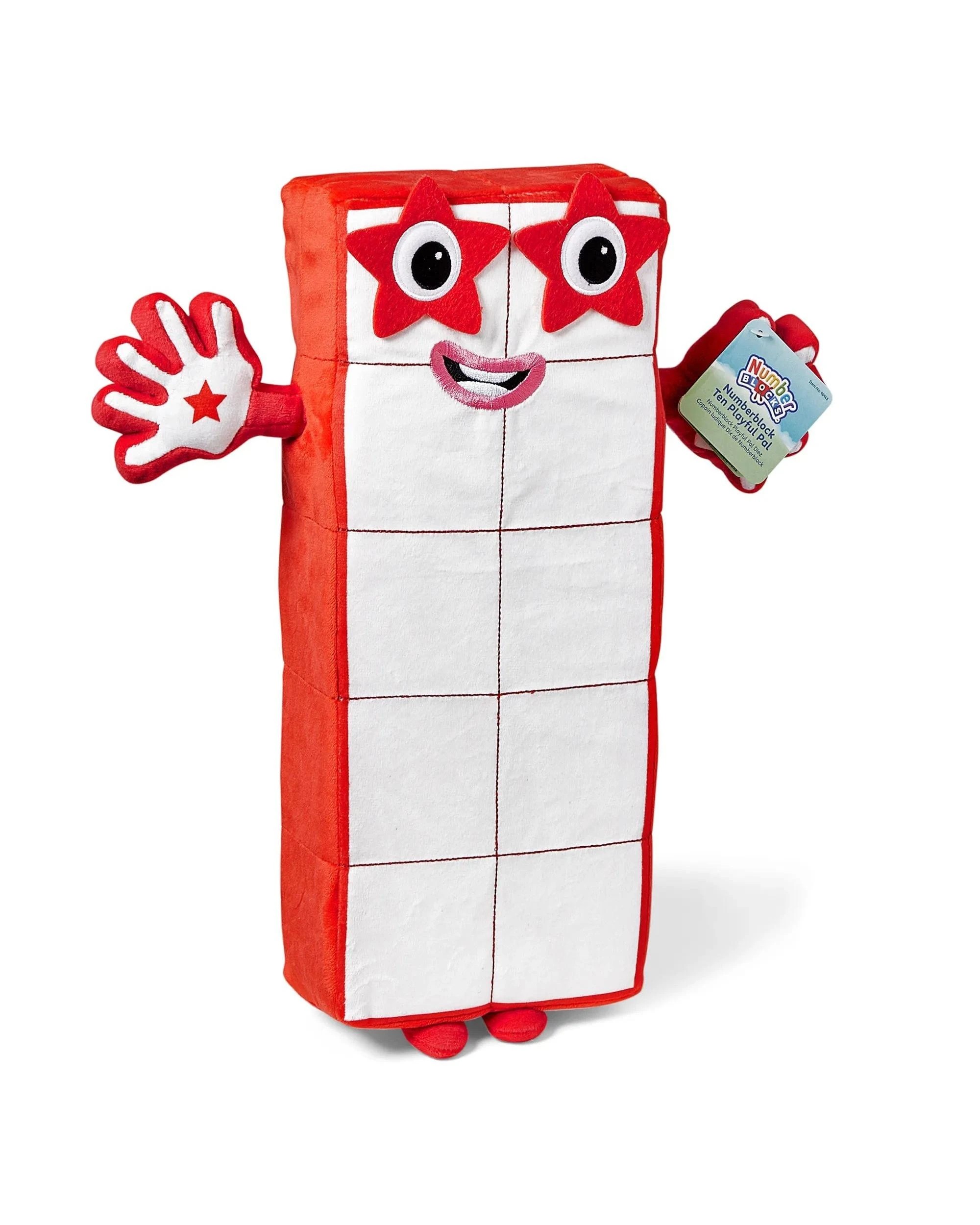 3 Numberblocks Ten Playful Pal Plush, 3 of 6