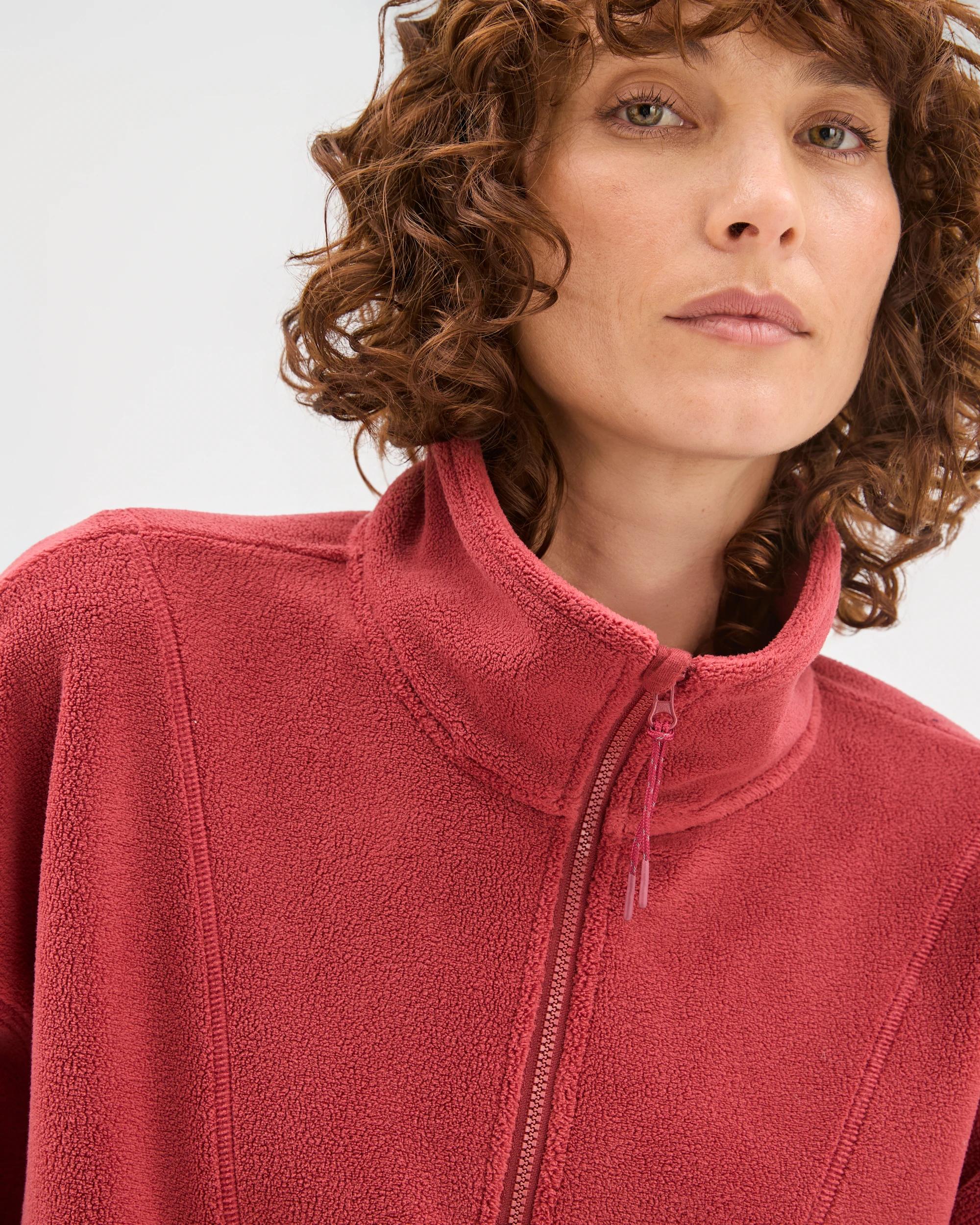 4 Target Woman Polar Fleece 1/4 Zip Jumper EARTH ROSE, 4 of 6