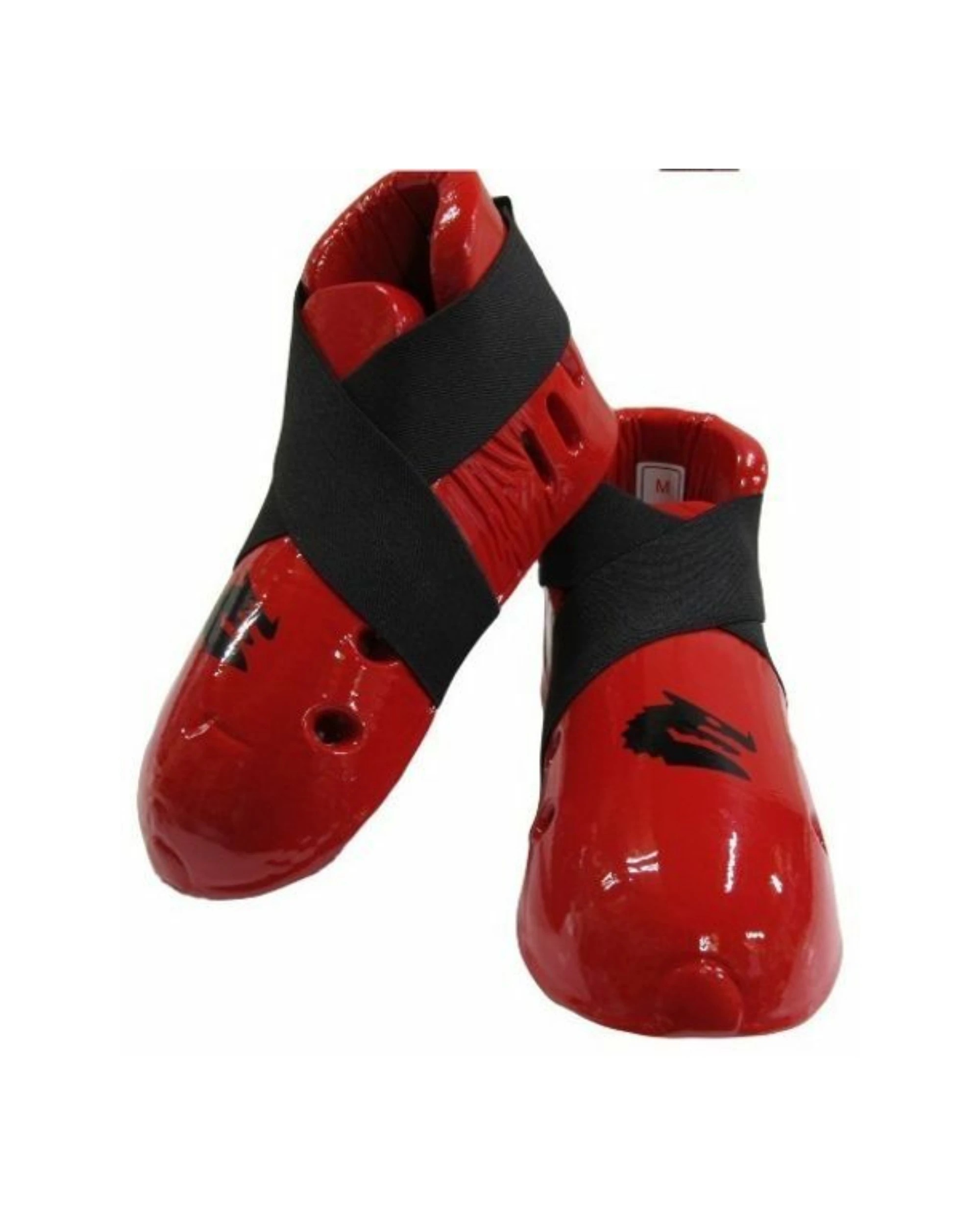 1 Morgan Dipped Foam Protector Foot Guards Large - Red, 1 of 4