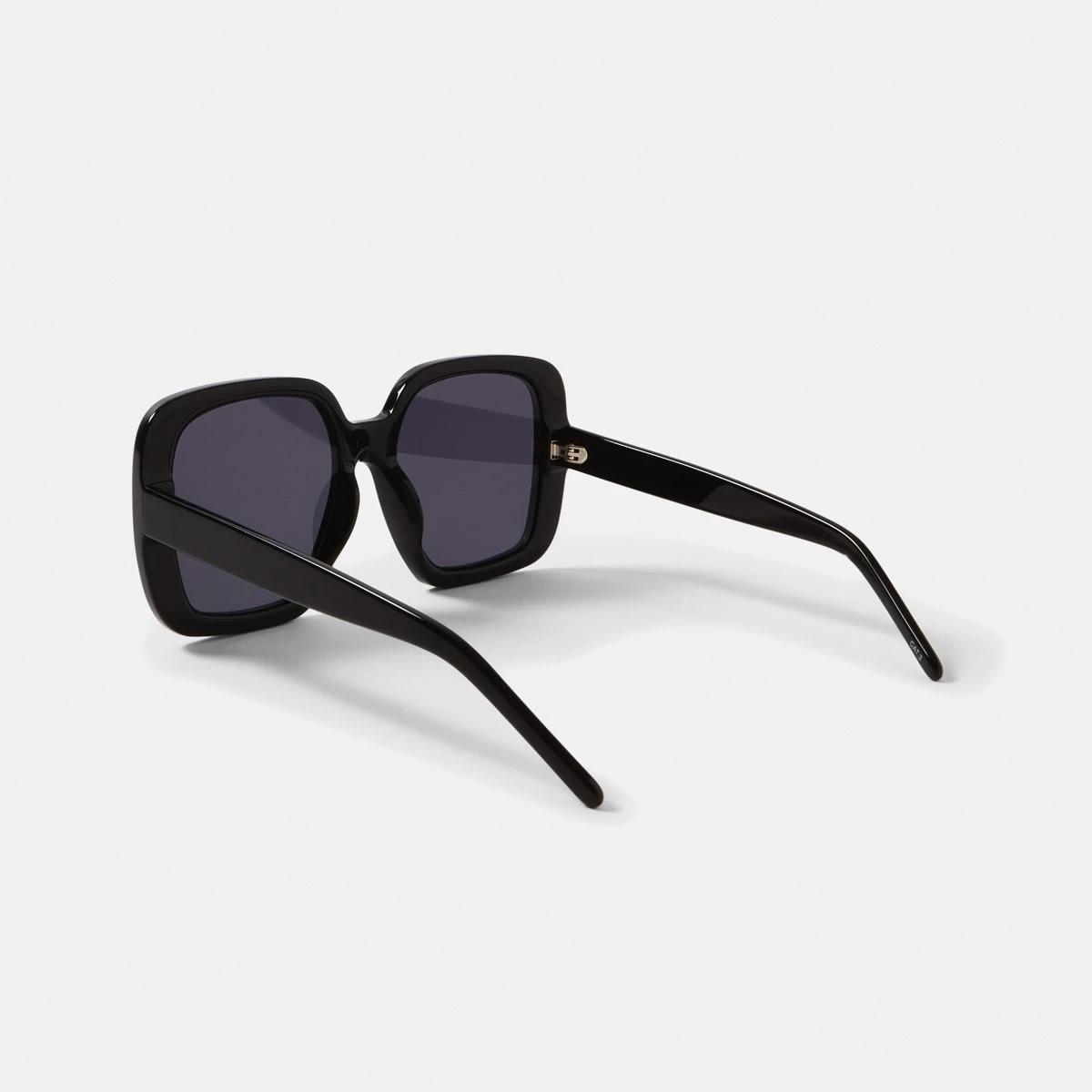 2 Womens Oversize Square Sunglasses ACCESSORIES BLACK, 2 of 6