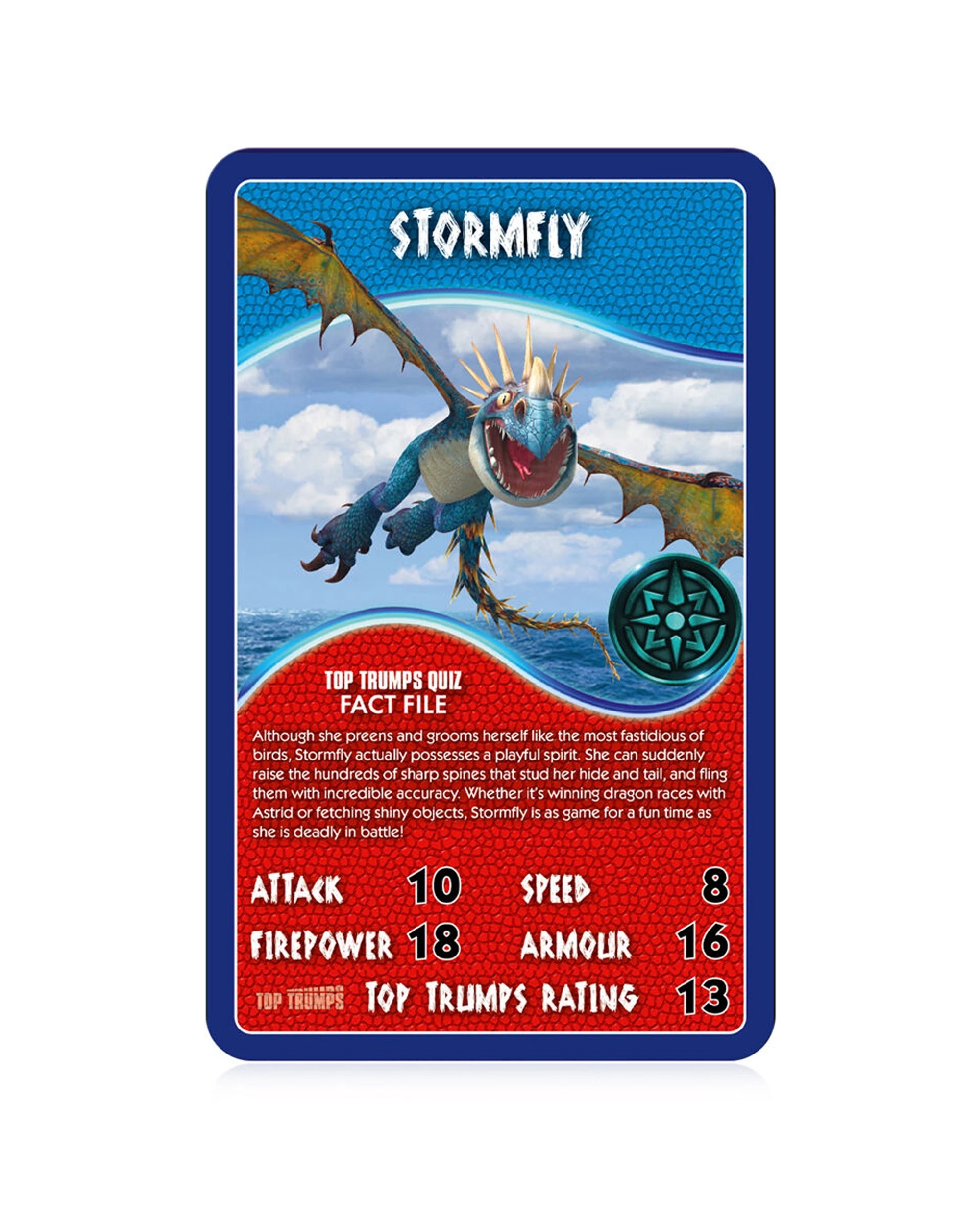 7 TOP TRUMPS 2PK How To Train Your Dragons Edition Family And Kids Card Game - Multi, 7 of 7