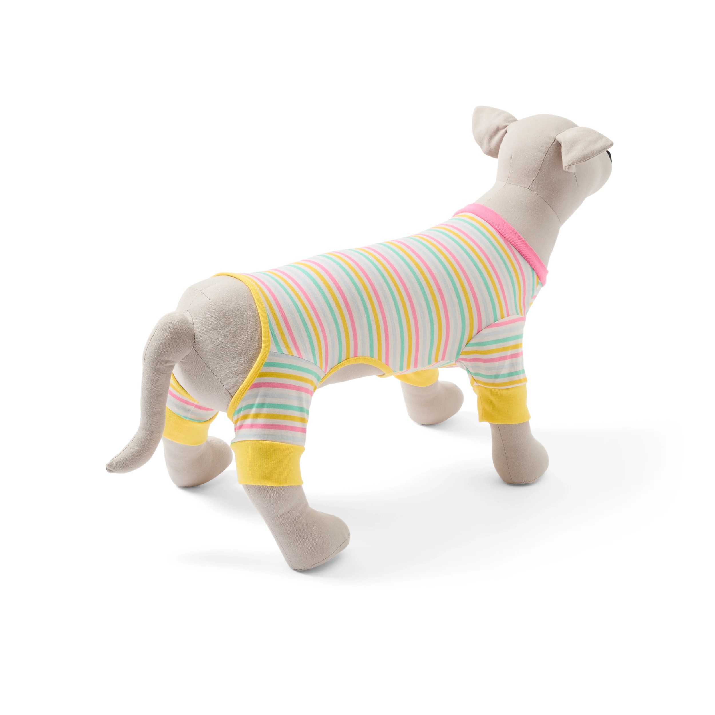 3 Pet Pyjamas Stripe - Extra Large, Pink, 3 of 9