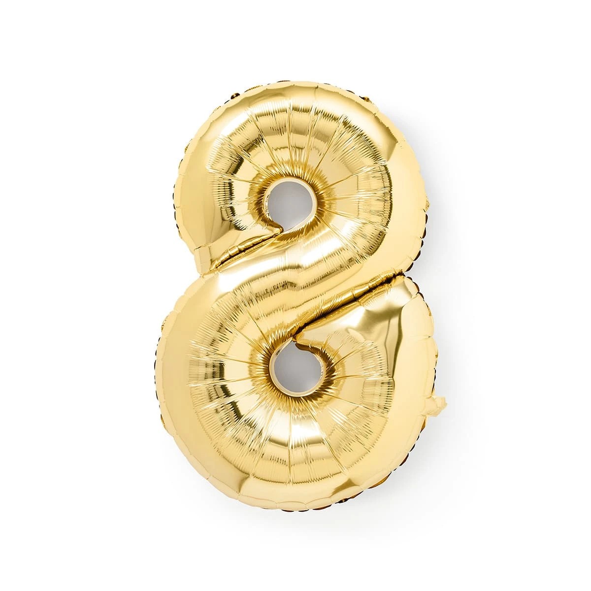1 Gold Look Giant Number 8 Foil Balloon, 1 of 5