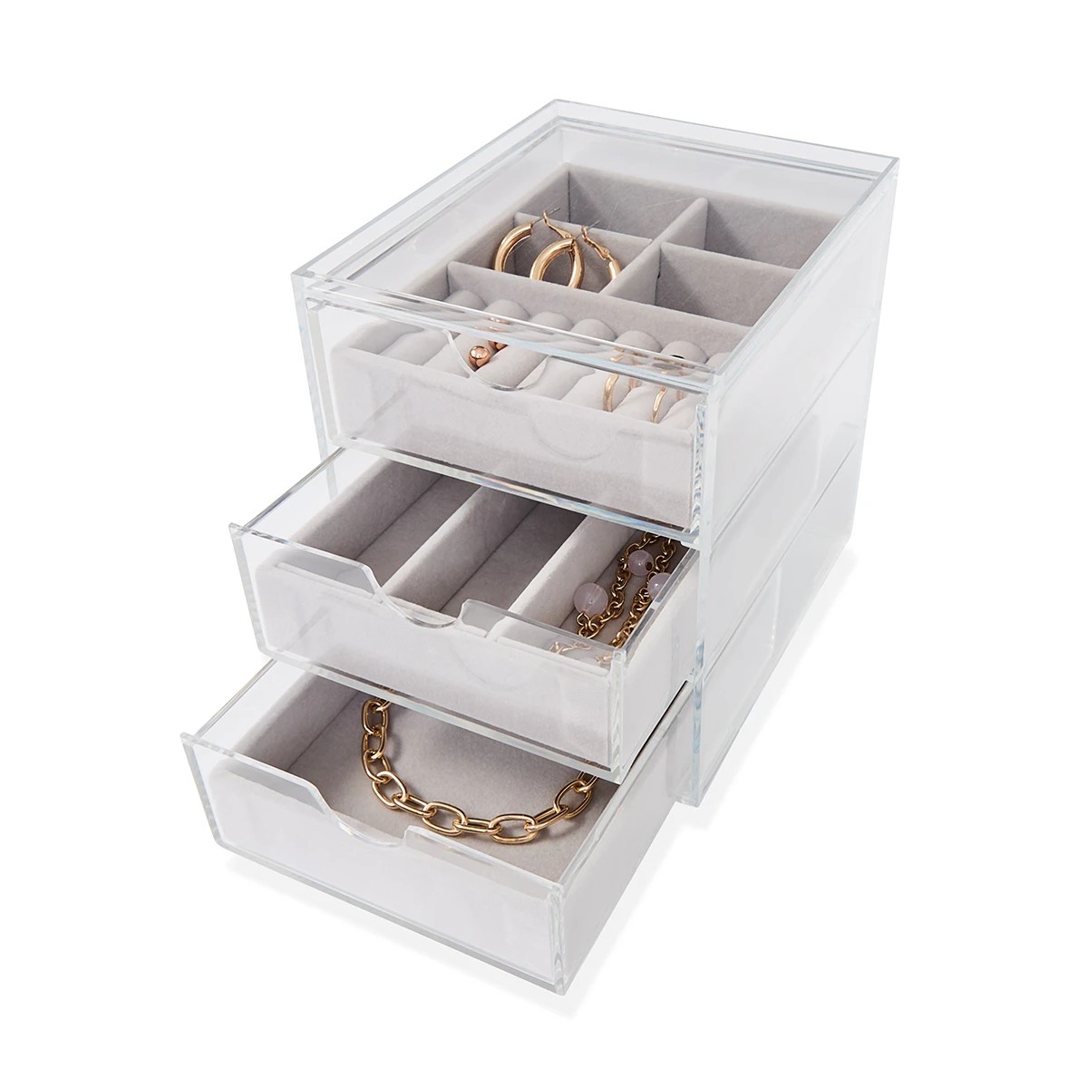 1 Modular Jewellery Box 3 Drawer, 1 of 8