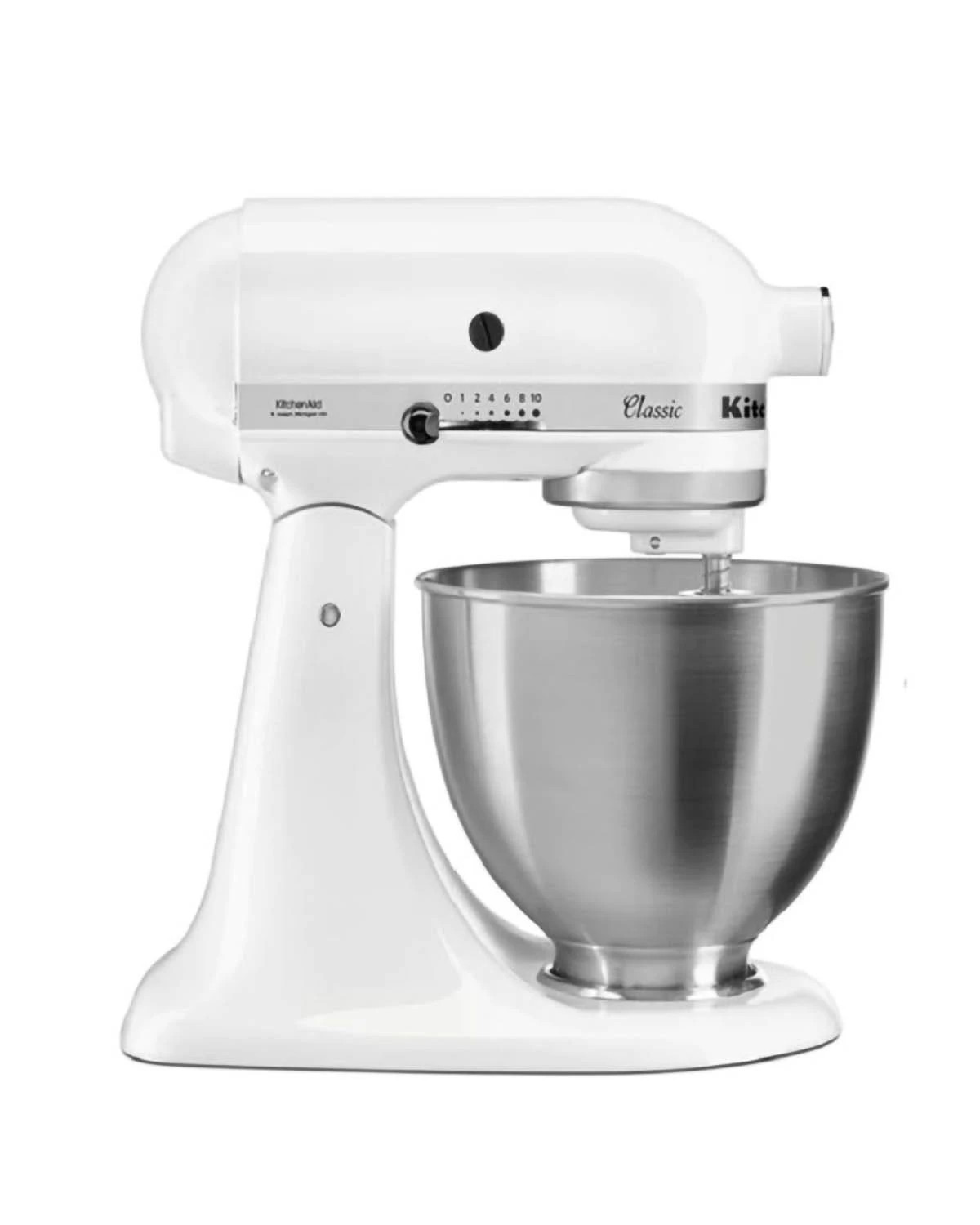 1 KitchenAid Classic Tilt Head Stand Mixer - White, 1 of 5