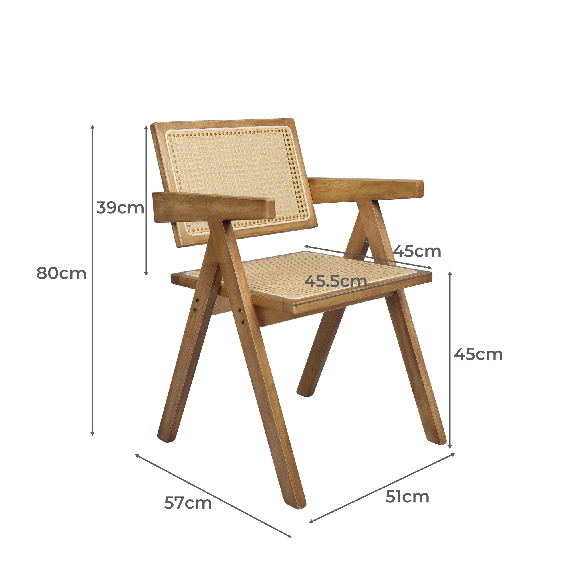 3 Levede Rattan Accent Lounge Armchair - Natural, 3 of 6