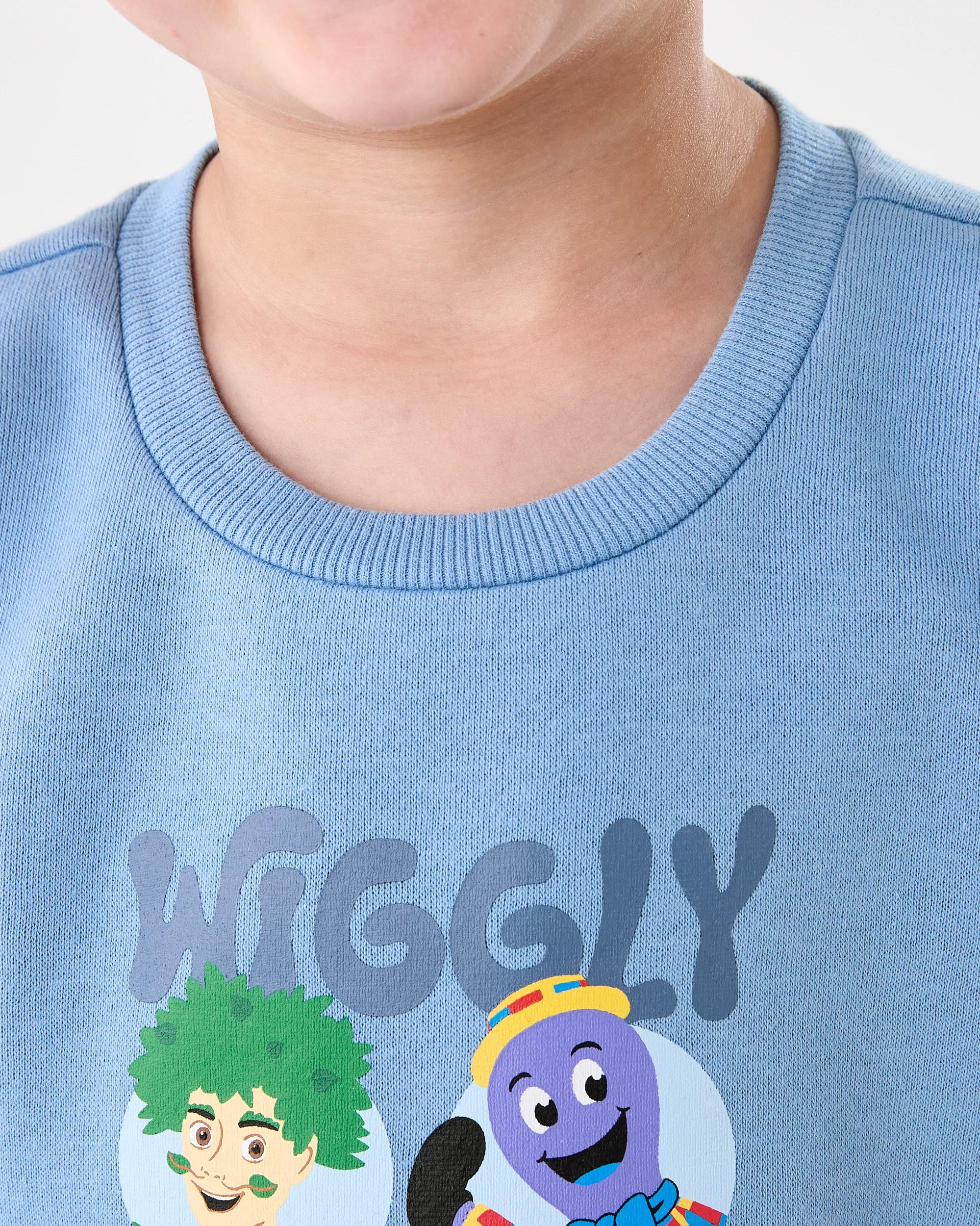 4 Wiggles License Sweat Set Blu Wiggly, 4 of 7