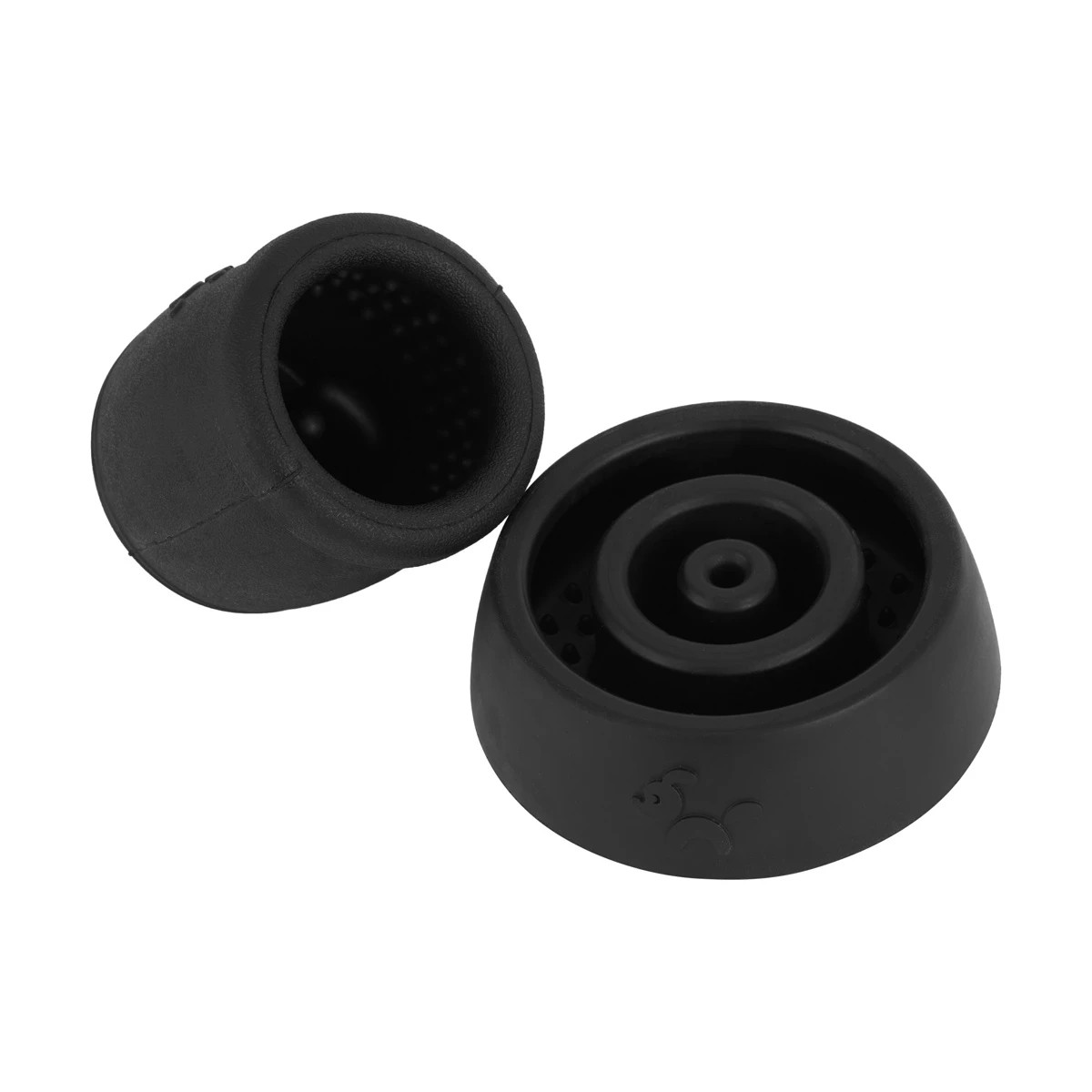 2 2 Pack Pet Rubber Treat Chew - Black, 2 of 9